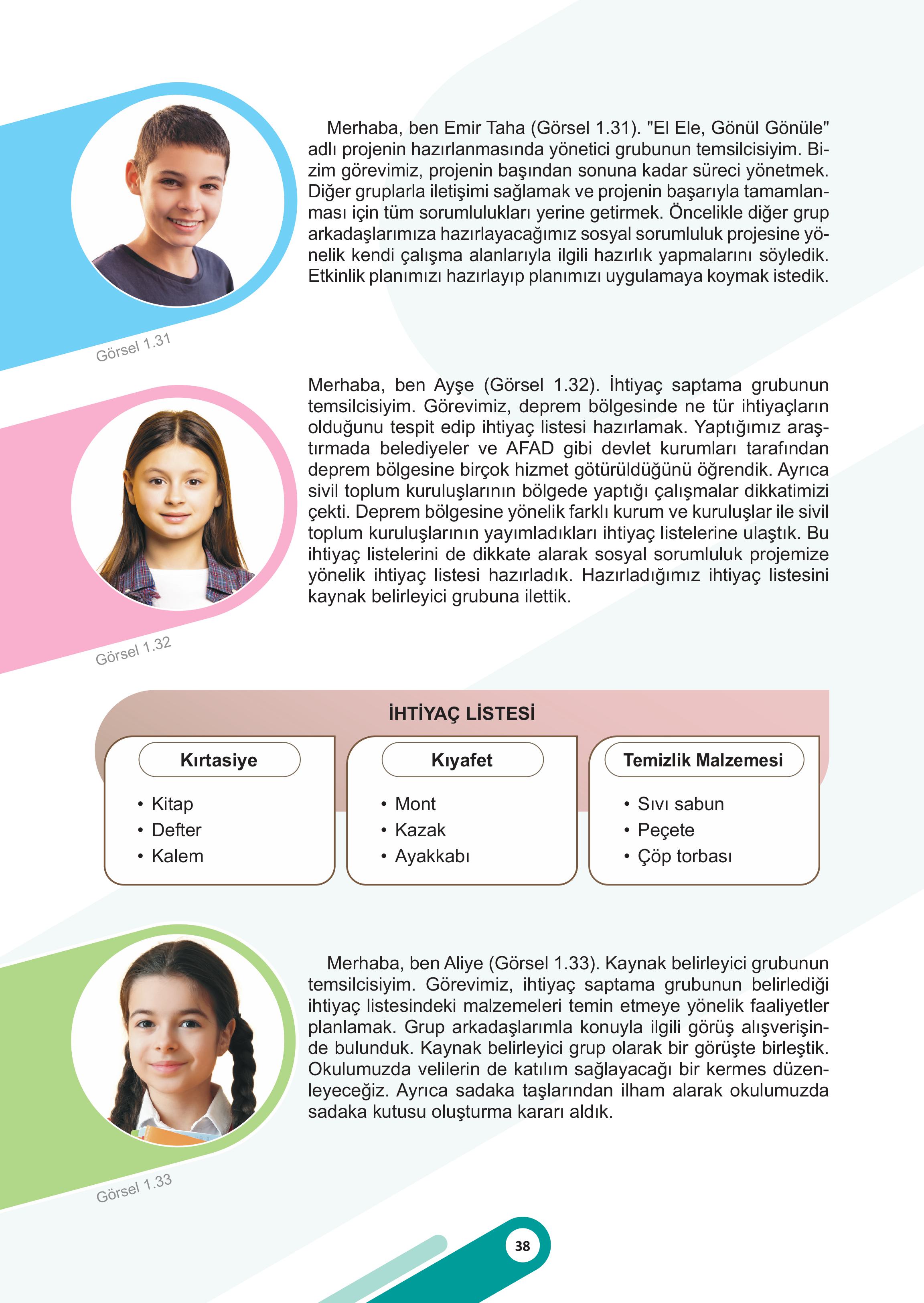 5. Sınıf Meb Yayınları Sosyal Bilgiler Ders Kitabı Sayfa 38 Cevapları