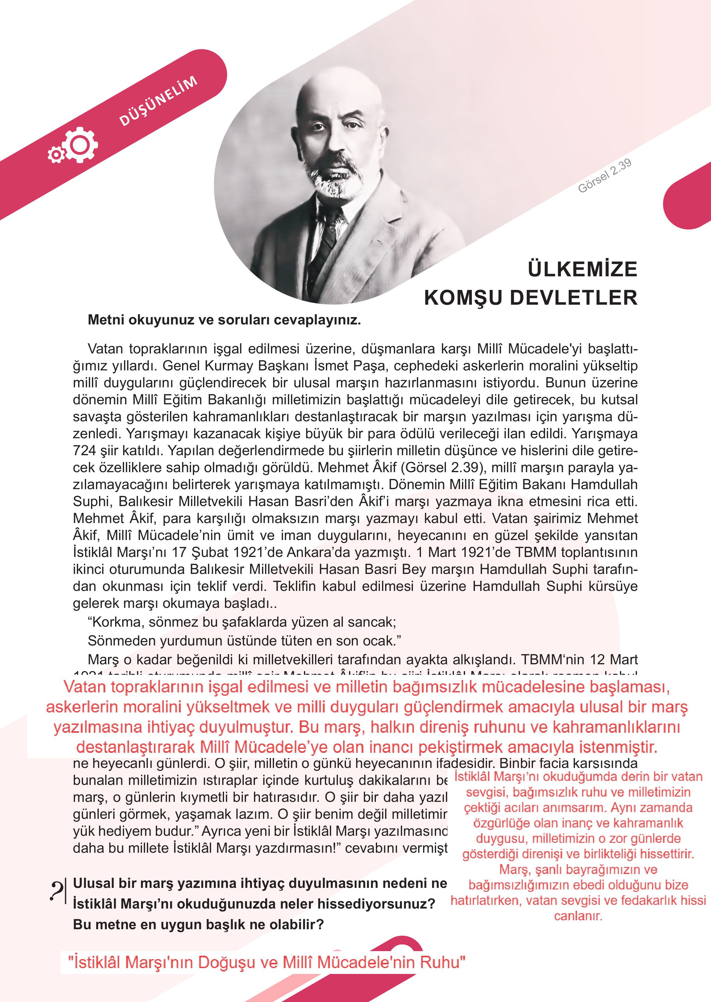 5. Sınıf Meb Yayınları Sosyal Bilgiler Ders Kitabı Sayfa 82 Cevapları