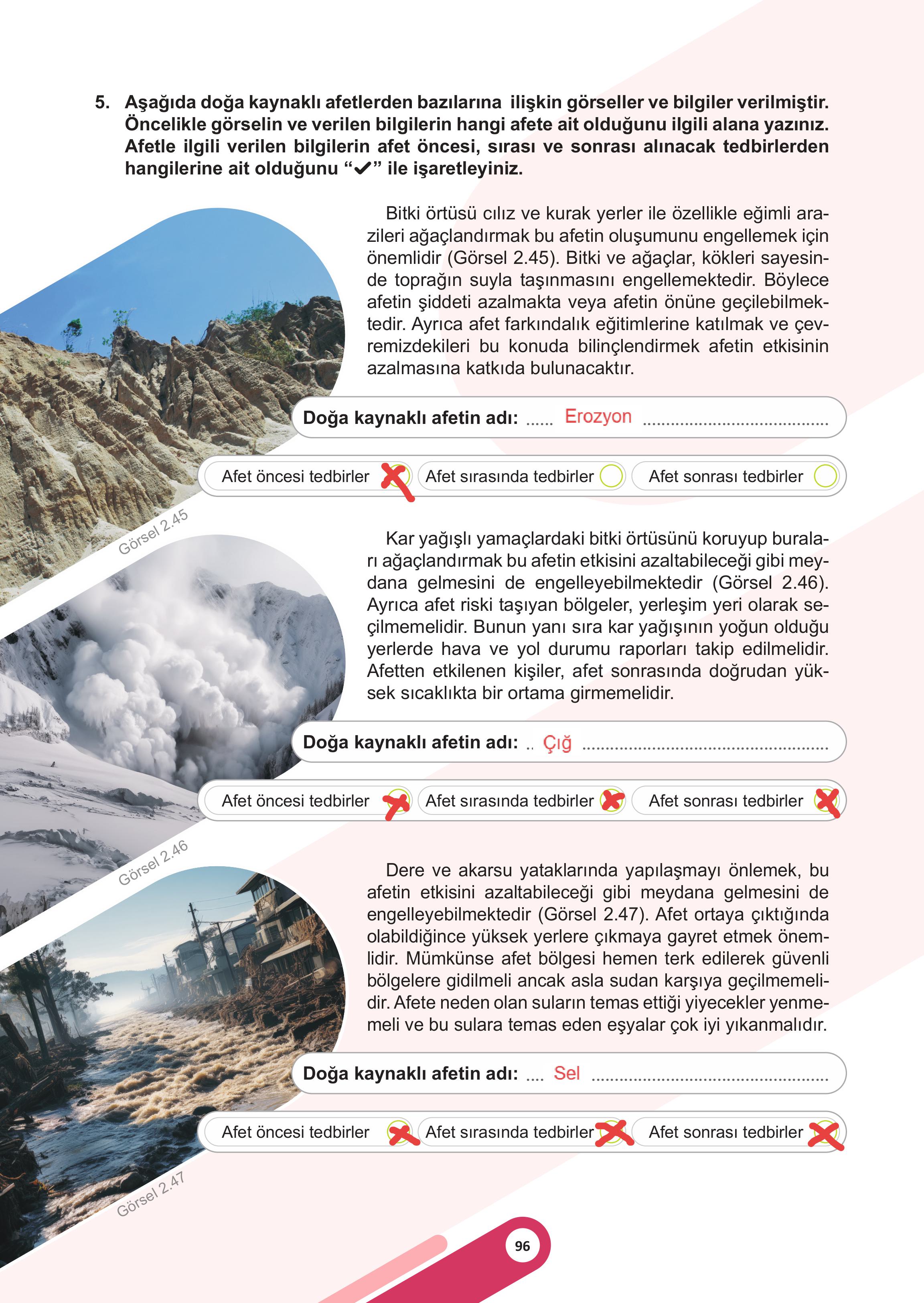 5. Sınıf Meb Yayınları Sosyal Bilgiler Ders Kitabı Sayfa 96 Cevapları 5. Sınıf Meb Yayınları Sosyal Bilgiler Ders Kitabı Sayfa 96 Cevapları