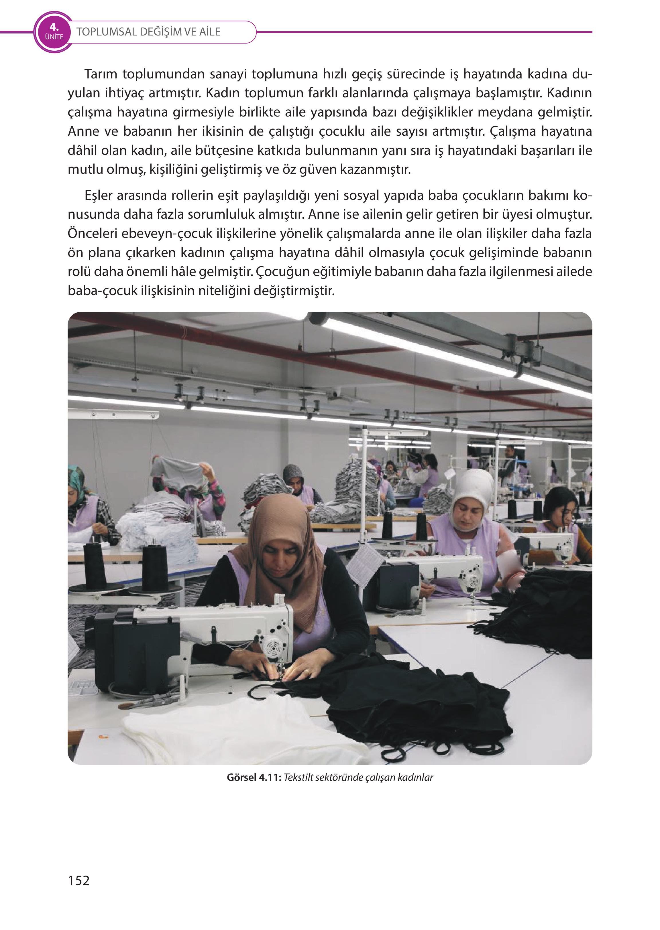 5. Sınıf Meb Yayınları Türk Sosyal Hayatında Aile Ders Kitabı Sayfa 152 Cevapları