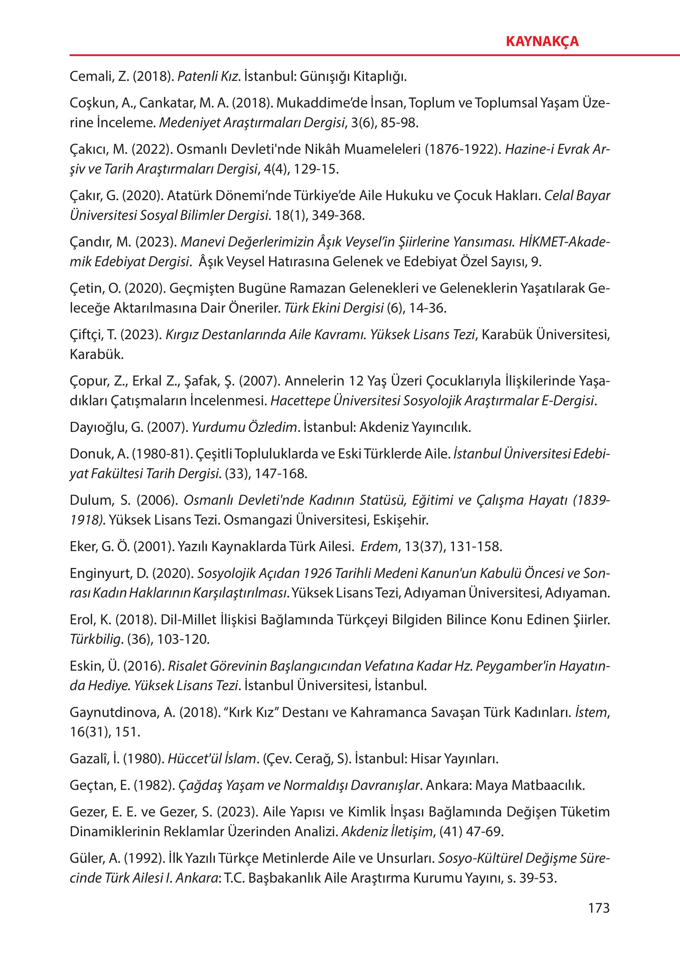 5. Sınıf Meb Yayınları Türk Sosyal Hayatında Aile Ders Kitabı Sayfa 173 Cevapları 5. Sınıf Meb Yayınları Türk Sosyal Hayatında Aile Ders Kitabı Sayfa 173 Cevapları