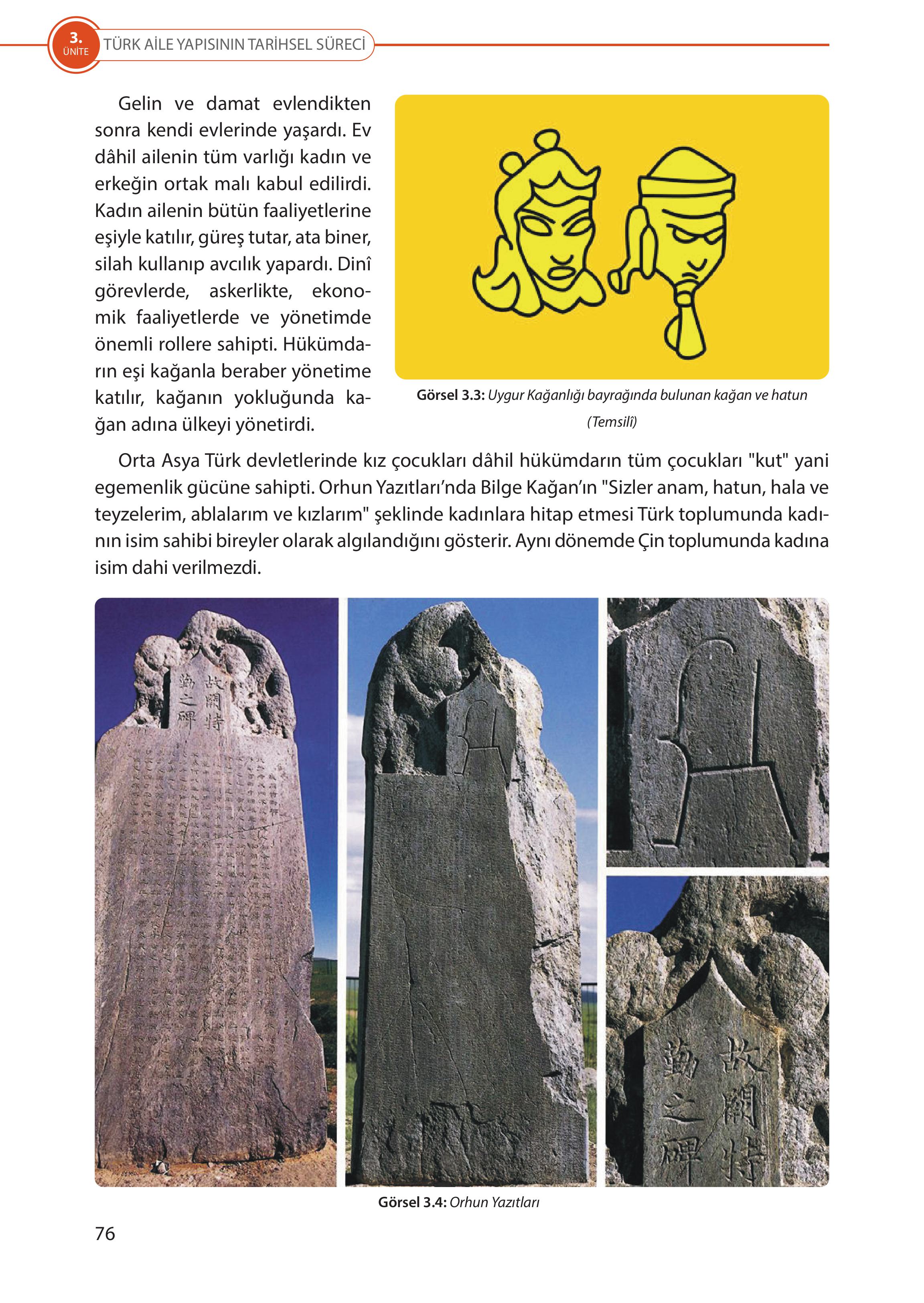 5. Sınıf Meb Yayınları Türk Sosyal Hayatında Aile Ders Kitabı Sayfa 76 Cevapları