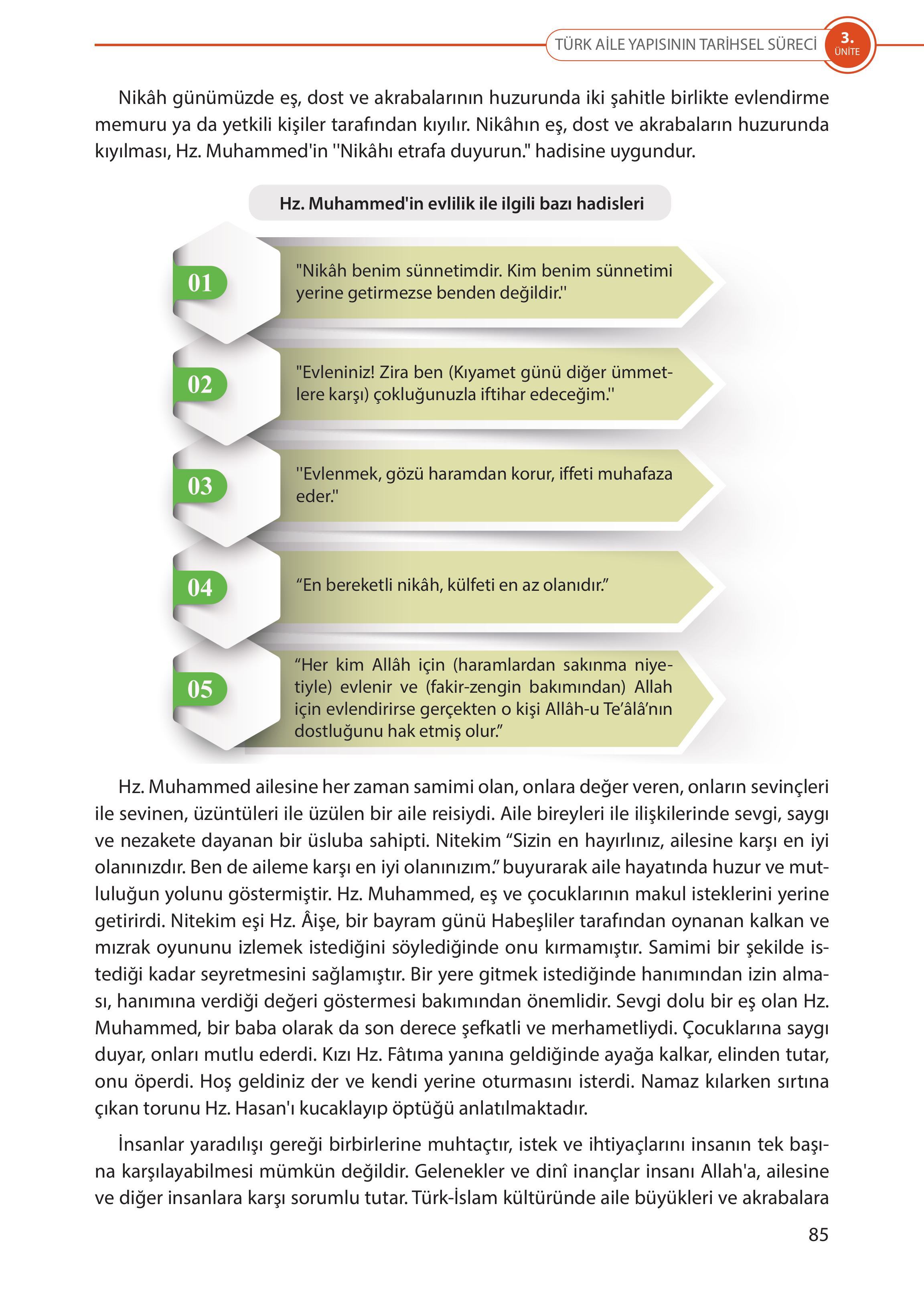 5. Sınıf Meb Yayınları Türk Sosyal Hayatında Aile Ders Kitabı Sayfa 85 Cevapları 5. Sınıf Meb Yayınları Türk Sosyal Hayatında Aile Ders Kitabı Sayfa 85 Cevapları