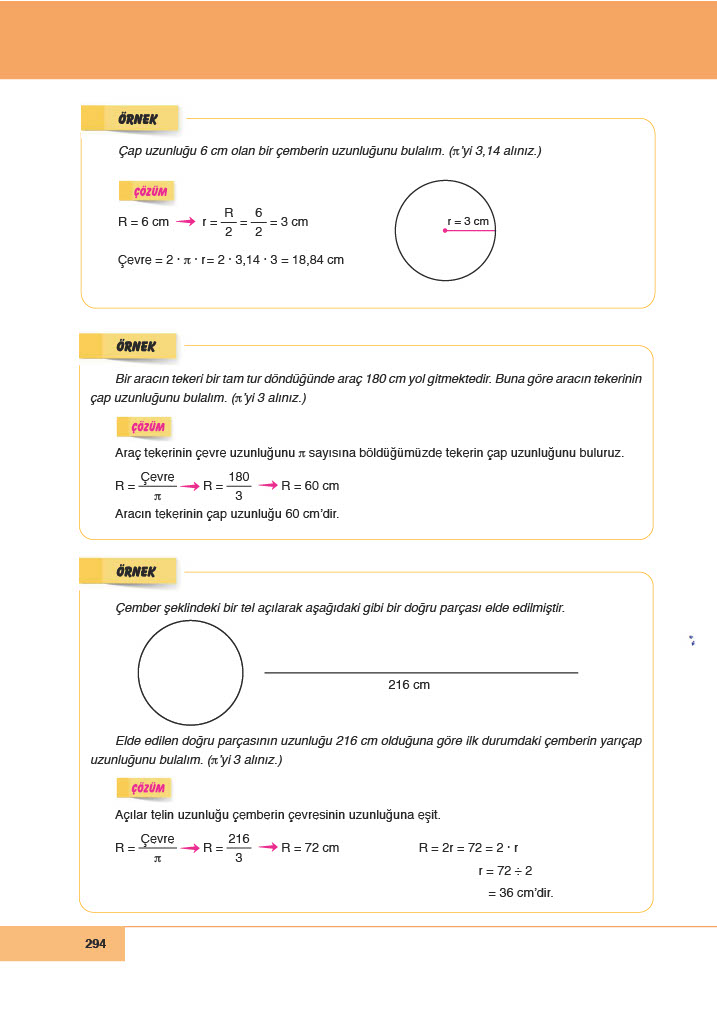 6. Sınıf Doğa Yayınları Matematik Ders Kitabı Sayfa 294 Cevapları 6. Sınıf Doğa Yayınları Matematik Ders Kitabı Sayfa 294 Cevapları