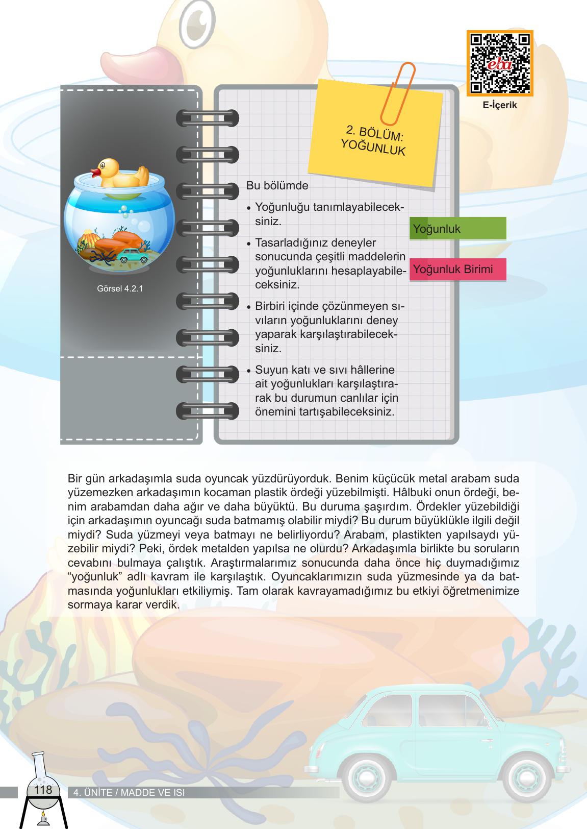 6. Sınıf Meb Yayınları Fen Bilimleri Ders Kitabı Sayfa 118 Cevapları