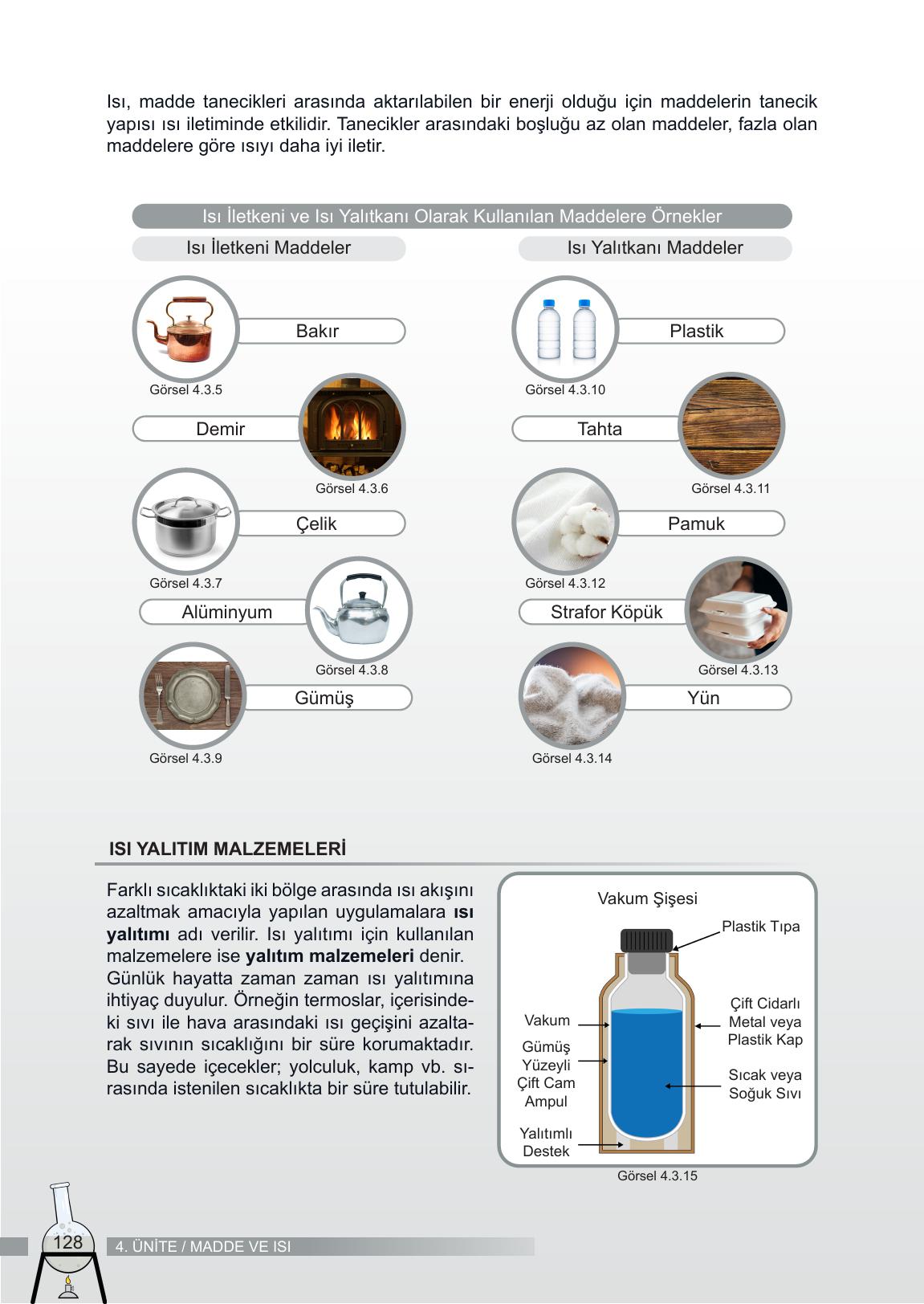 6. Sınıf Meb Yayınları Fen Bilimleri Ders Kitabı Sayfa 128 Cevapları