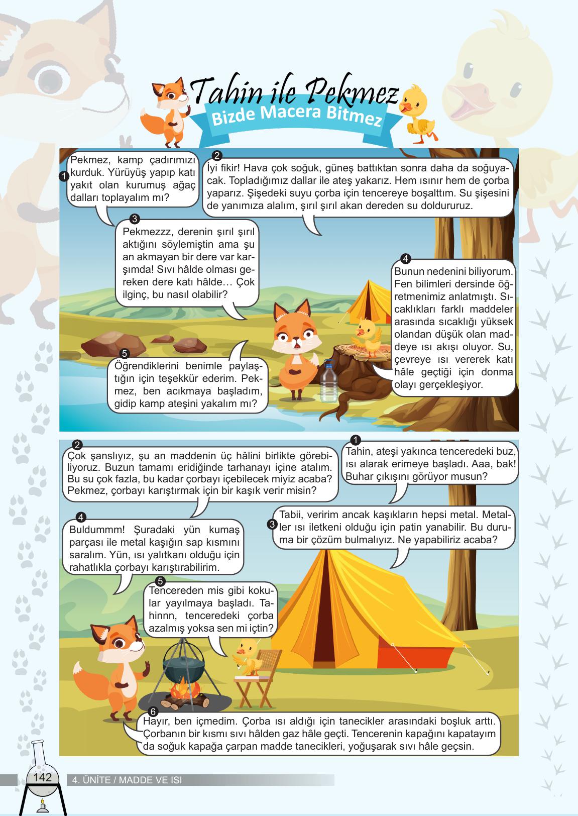 6. Sınıf Meb Yayınları Fen Bilimleri Ders Kitabı Sayfa 142 Cevapları