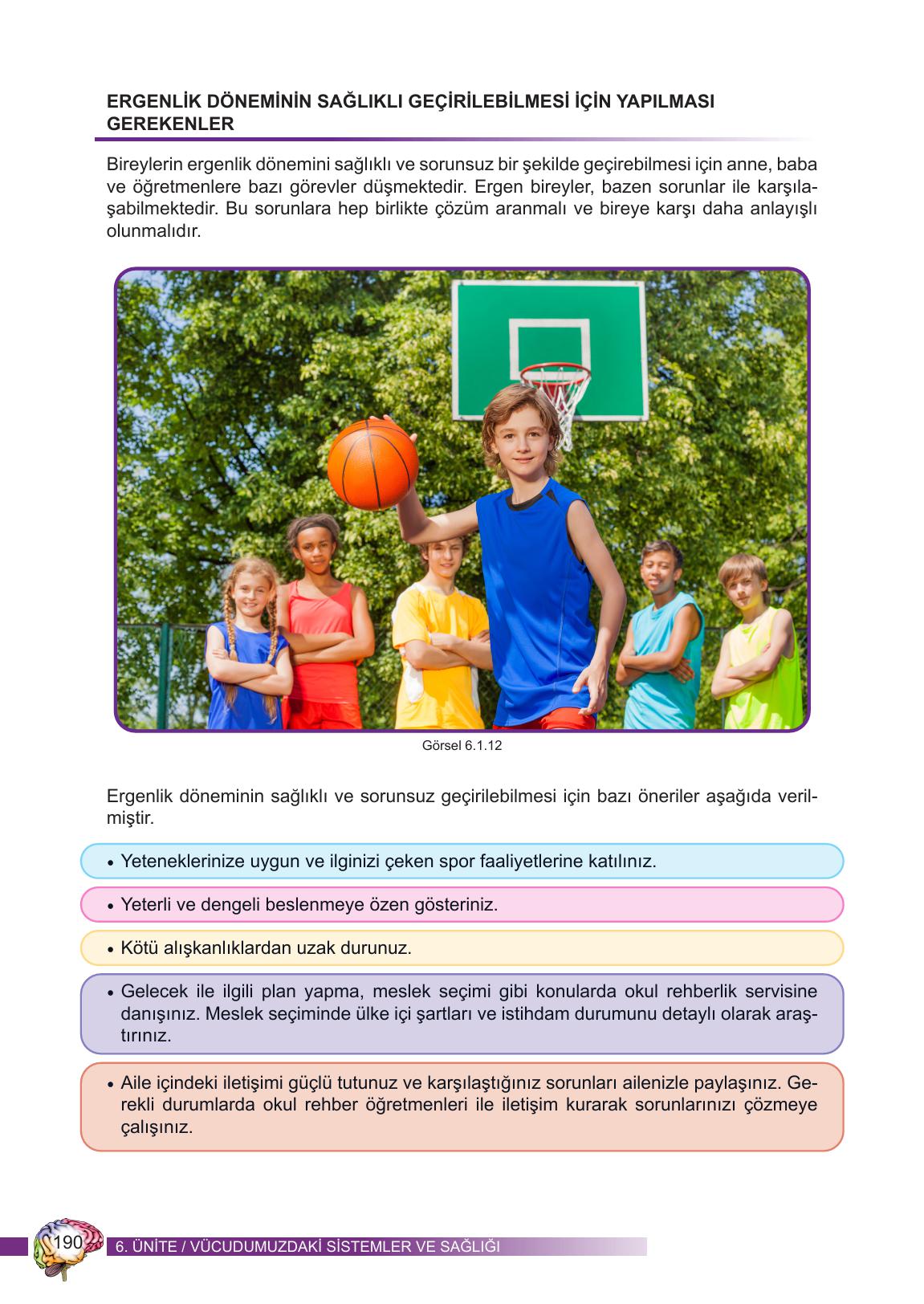 6. Sınıf Meb Yayınları Fen Bilimleri Ders Kitabı Sayfa 190 Cevapları 6. Sınıf Meb Yayınları Fen Bilimleri Ders Kitabı Sayfa 190 Cevapları