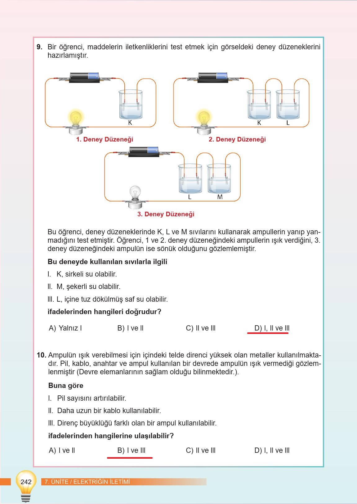 6. Sınıf Meb Yayınları Fen Bilimleri Ders Kitabı Sayfa 242 Cevapları 6. Sınıf Meb Yayınları Fen Bilimleri Ders Kitabı Sayfa 242 Cevapları