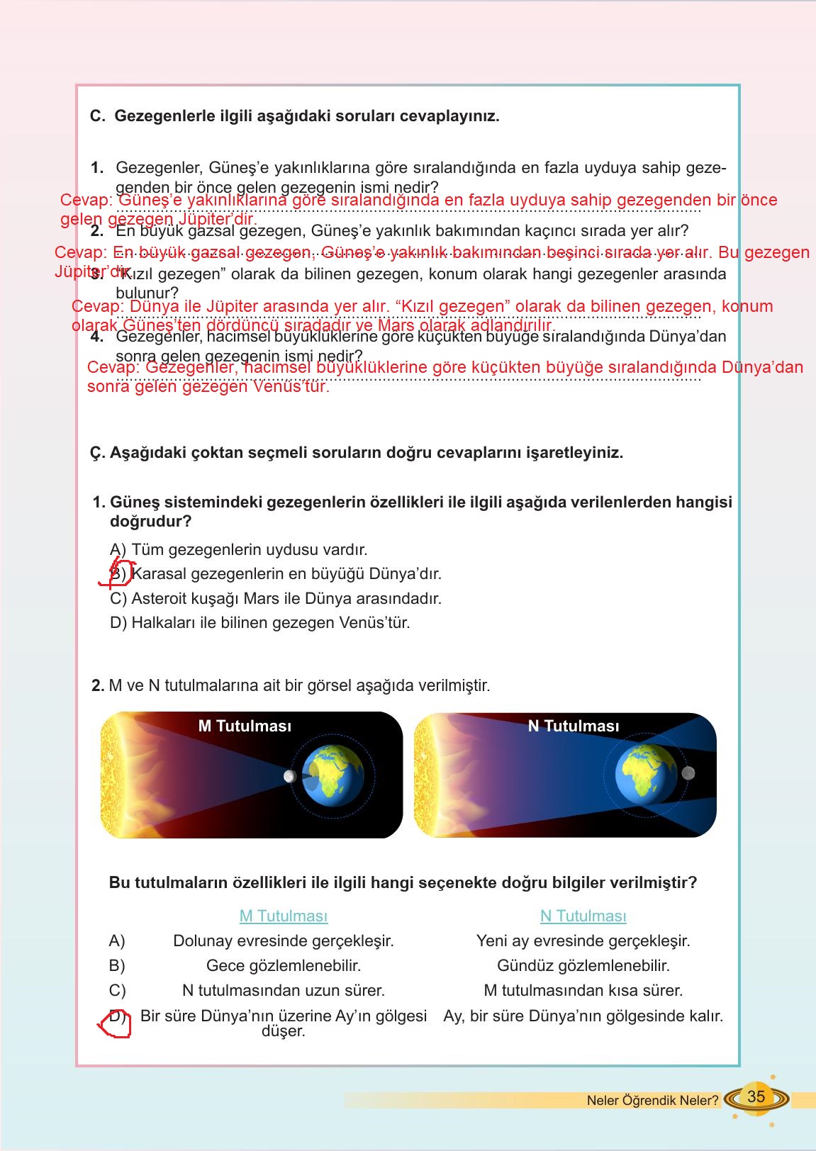 6. Sınıf Meb Yayınları Fen Bilimleri Ders Kitabı Sayfa 35 Cevapları 6. Sınıf Meb Yayınları Fen Bilimleri Ders Kitabı Sayfa 35 Cevapları