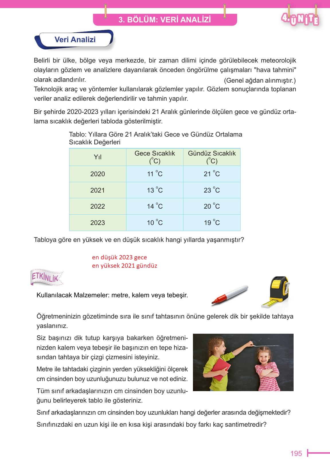 6. Sınıf Meb Yayınları Matematik Ders Kitabı Sayfa 195 Cevapları 6. Sınıf Meb Yayınları Matematik Ders Kitabı Sayfa 195 Cevapları