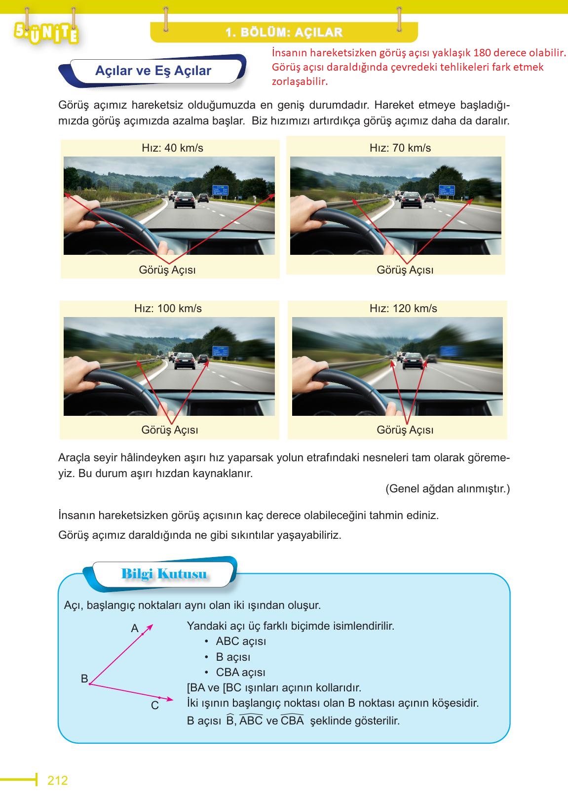 6. Sınıf Meb Yayınları Matematik Ders Kitabı Sayfa 212 Cevapları