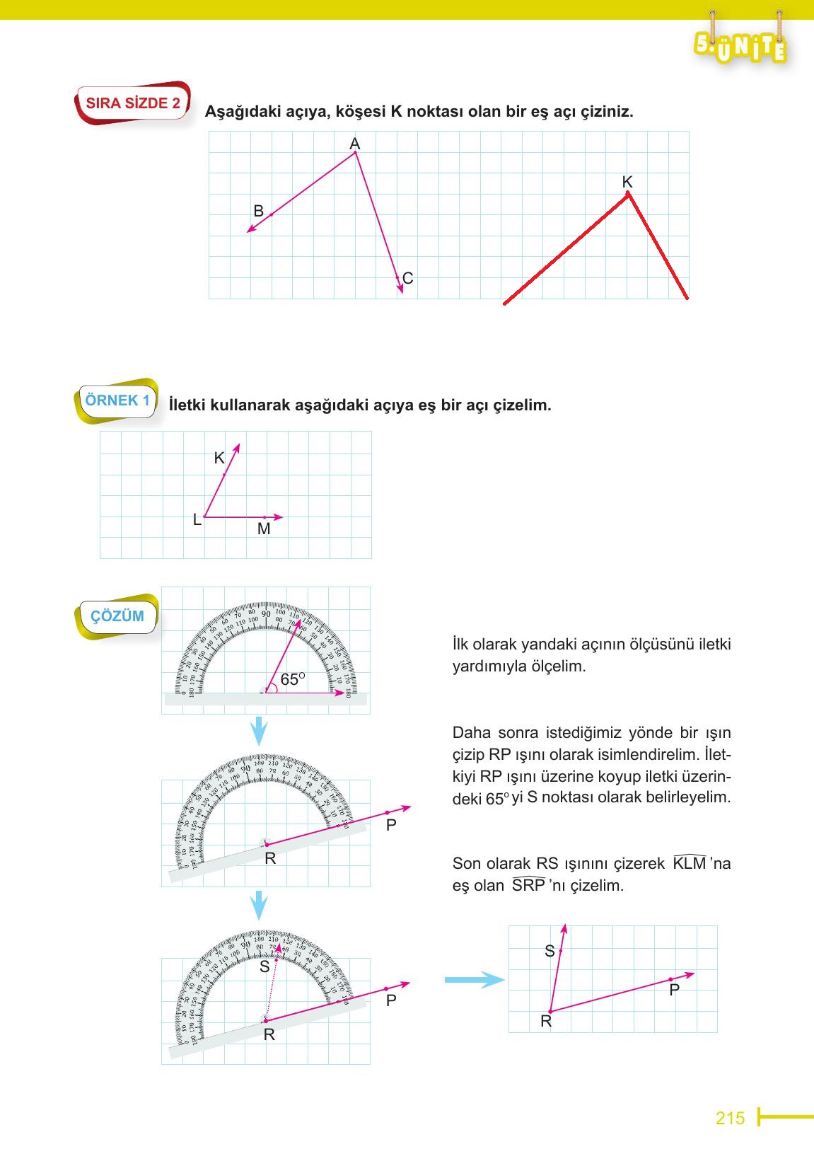 6. Sınıf Meb Yayınları Matematik Ders Kitabı Sayfa 215 Cevapları