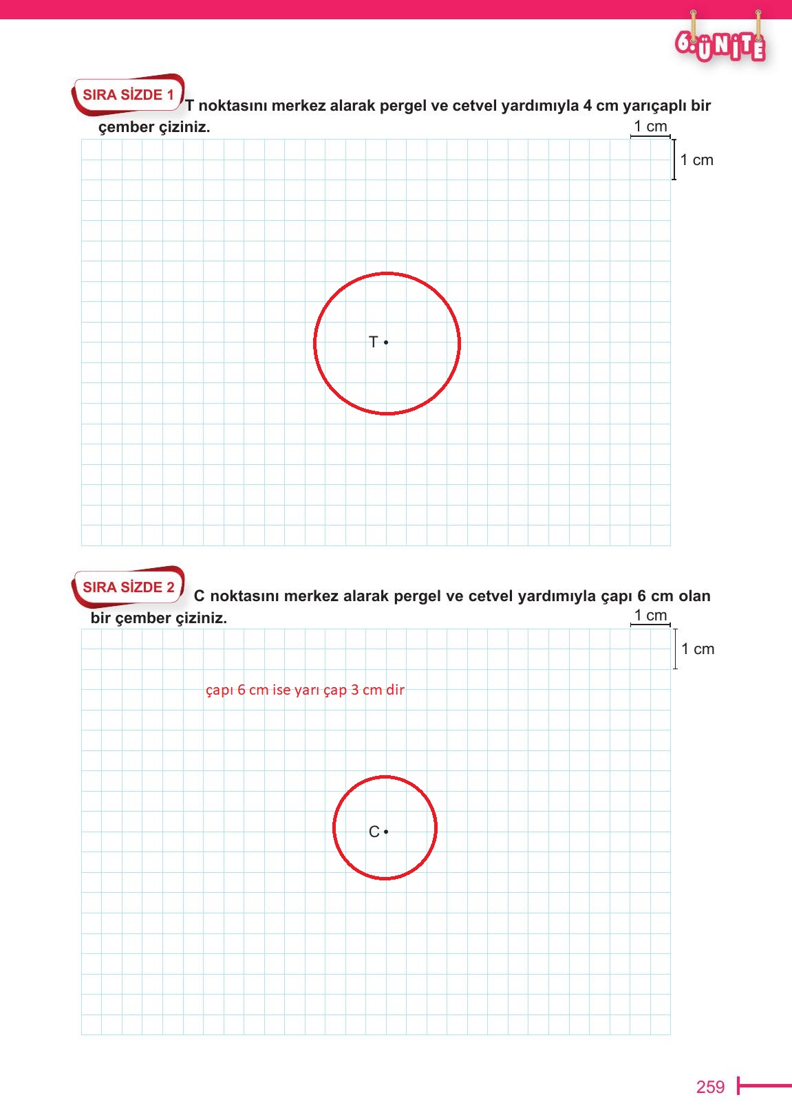 6. Sınıf Meb Yayınları Matematik Ders Kitabı Sayfa 259 Cevapları