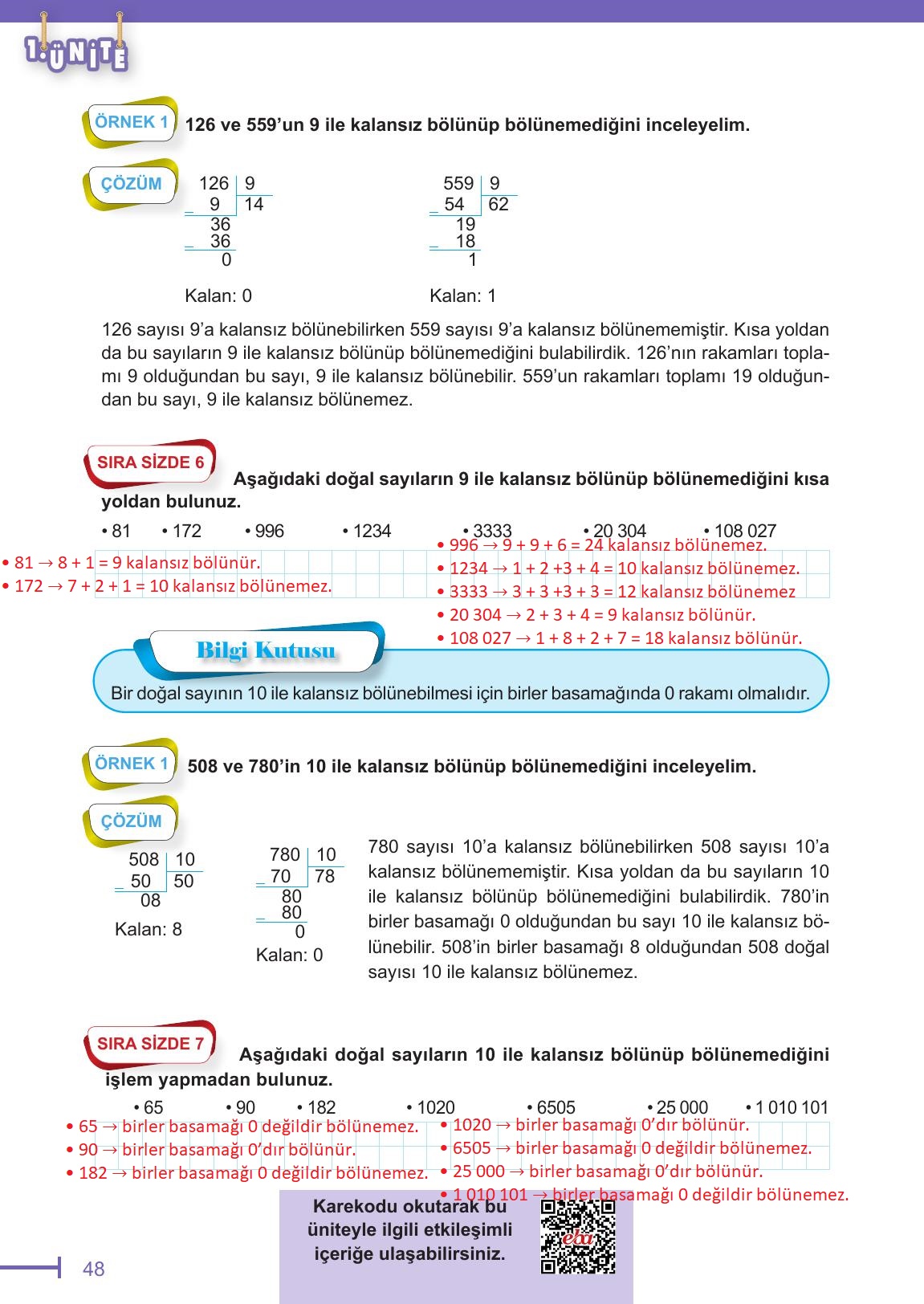 6. Sınıf Meb Yayınları Matematik Ders Kitabı Sayfa 48 Cevapları 6. Sınıf Meb Yayınları Matematik Ders Kitabı Sayfa 48 Cevapları