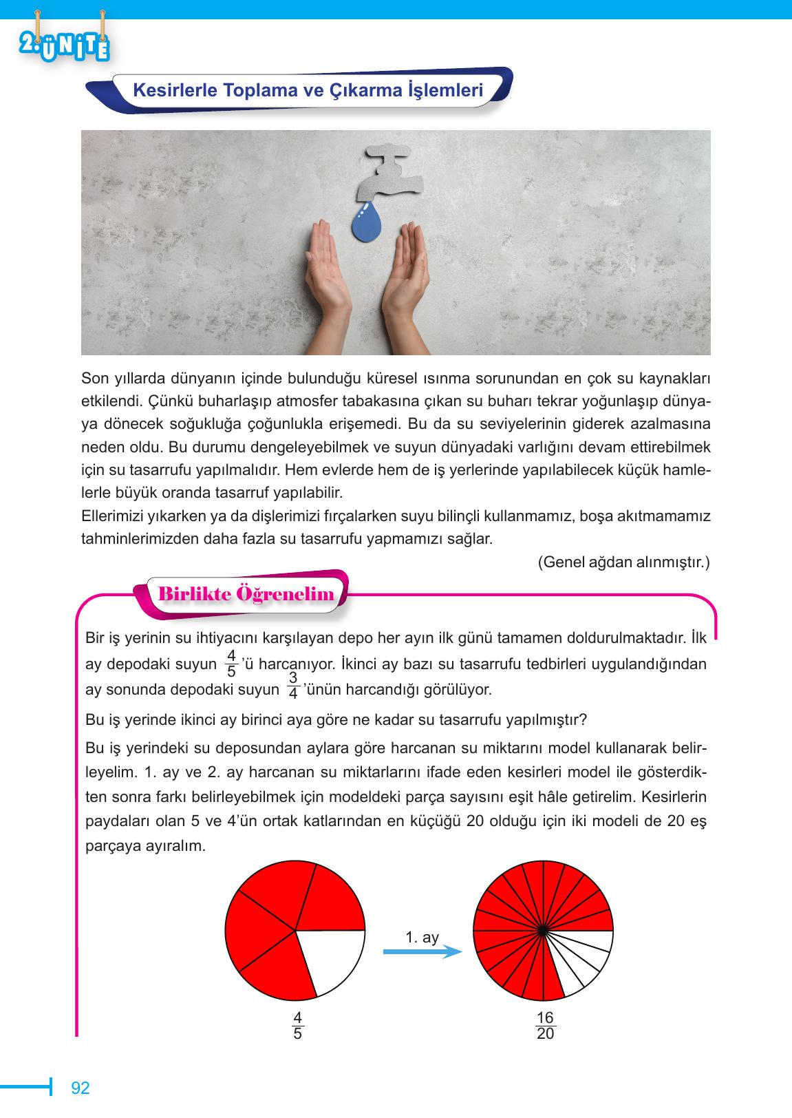 6. Sınıf Meb Yayınları Matematik Ders Kitabı Sayfa 92 Cevapları