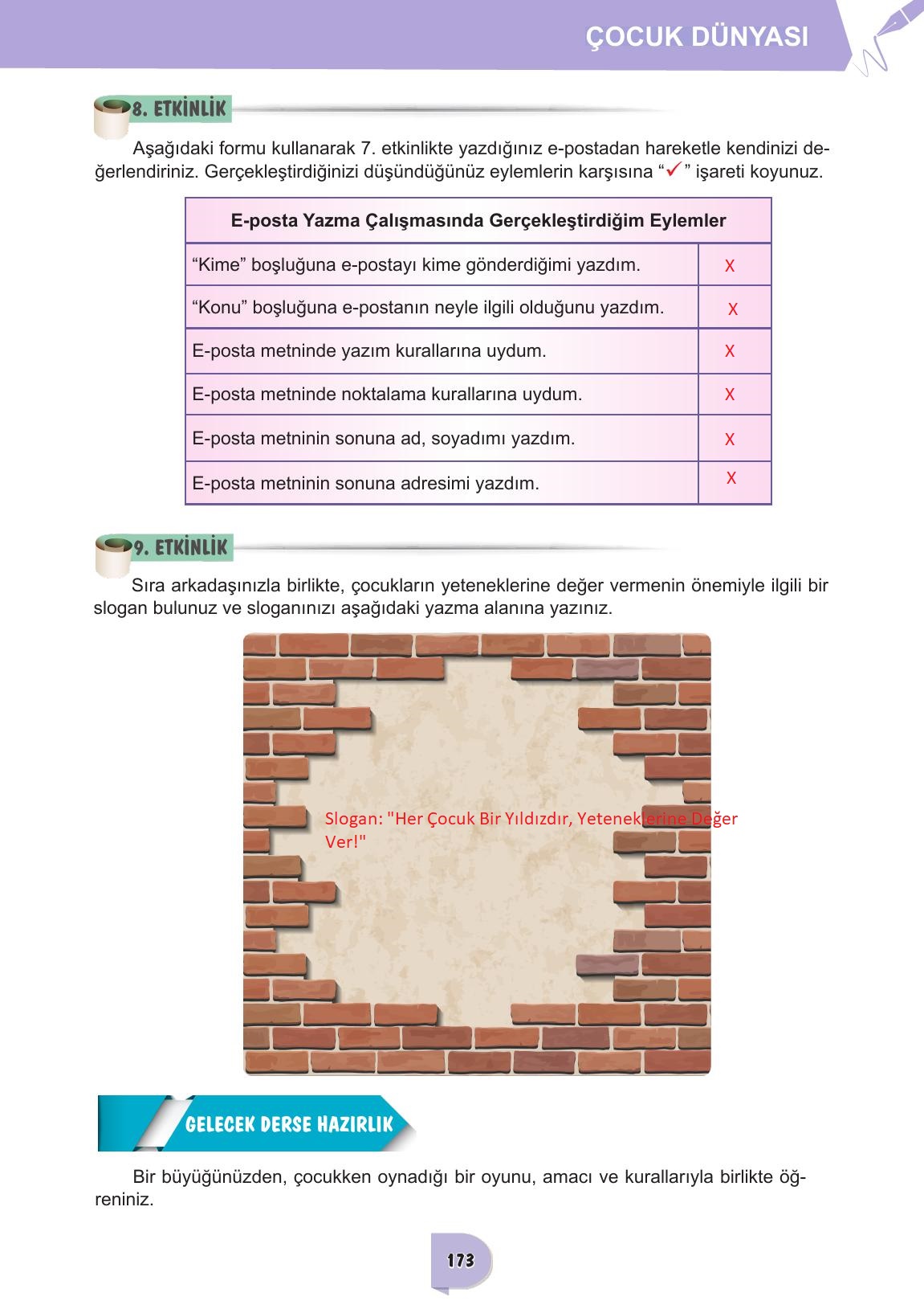 6. Sınıf Meb Yayınları Türkçe Ders Kitabı Sayfa 173 Cevapları 6. Sınıf Meb Yayınları Türkçe Ders Kitabı Sayfa 173 Cevapları