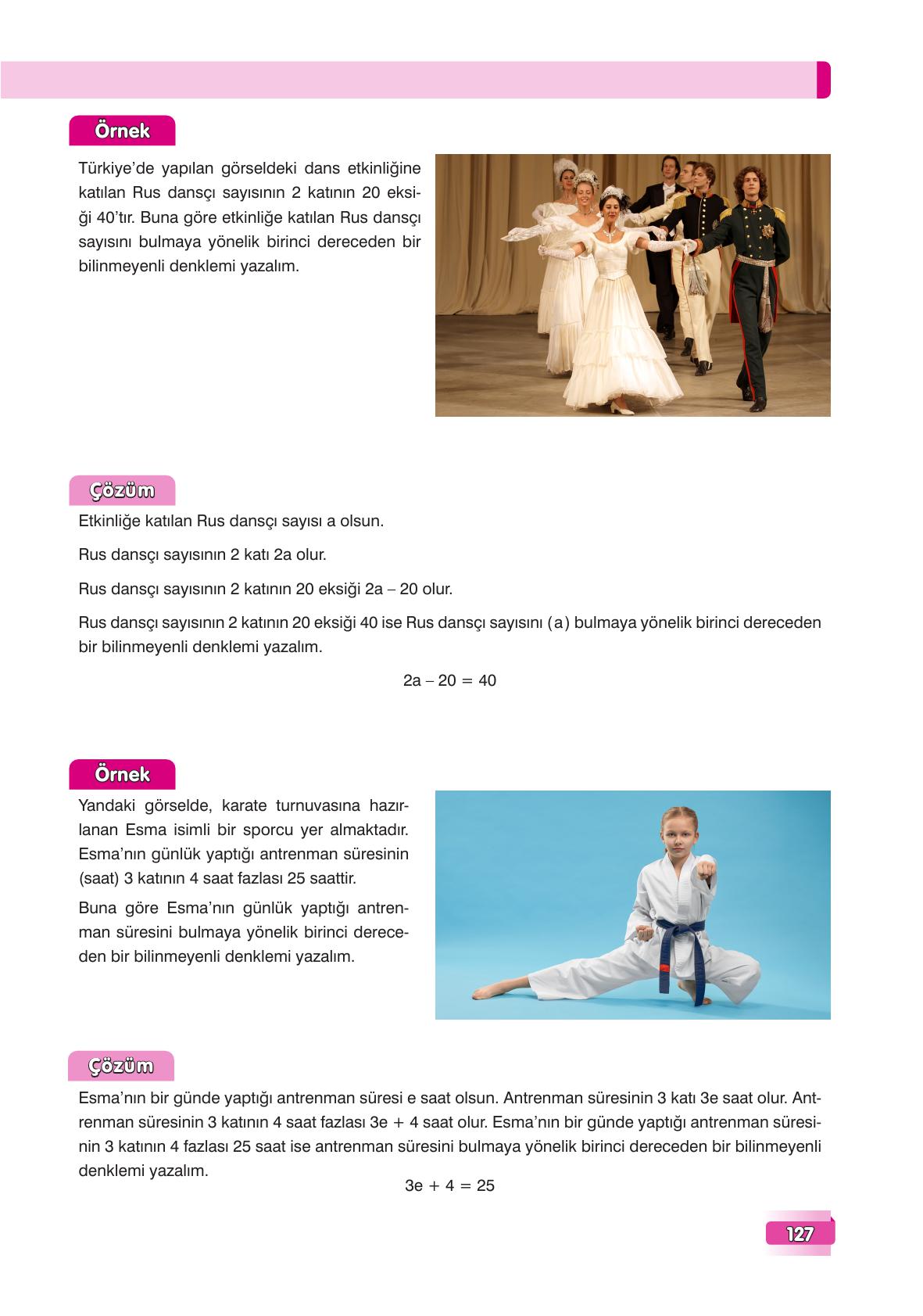 7. Sınıf Edat Yayınları Matematik Ders Kitabı Sayfa 127 Cevapları 7. Sınıf Edat Yayınları Matematik Ders Kitabı Sayfa 127 Cevapları