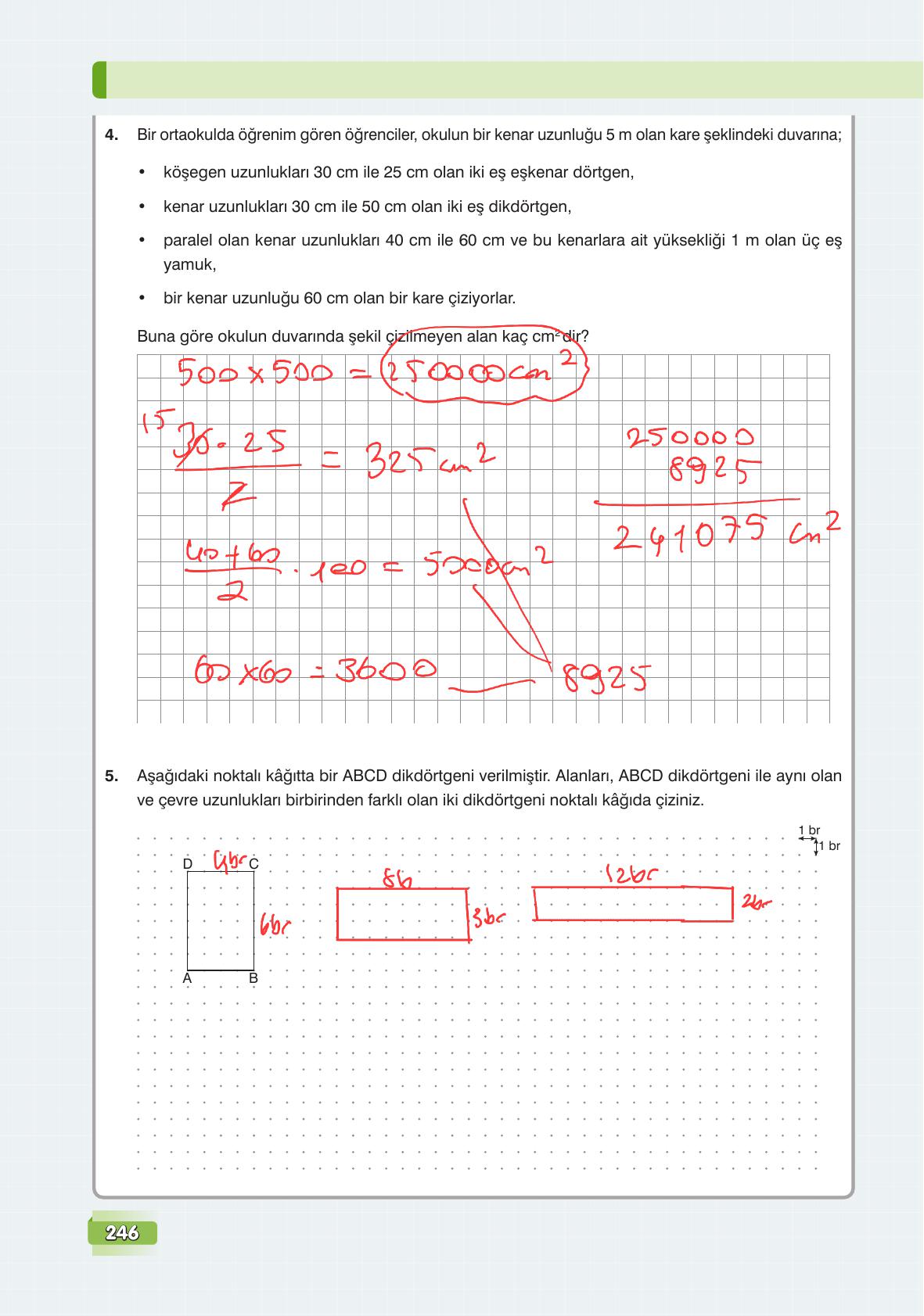 7. Sınıf Edat Yayınları Matematik Ders Kitabı Sayfa 246 Cevapları 7. Sınıf Edat Yayınları Matematik Ders Kitabı Sayfa 246 Cevapları