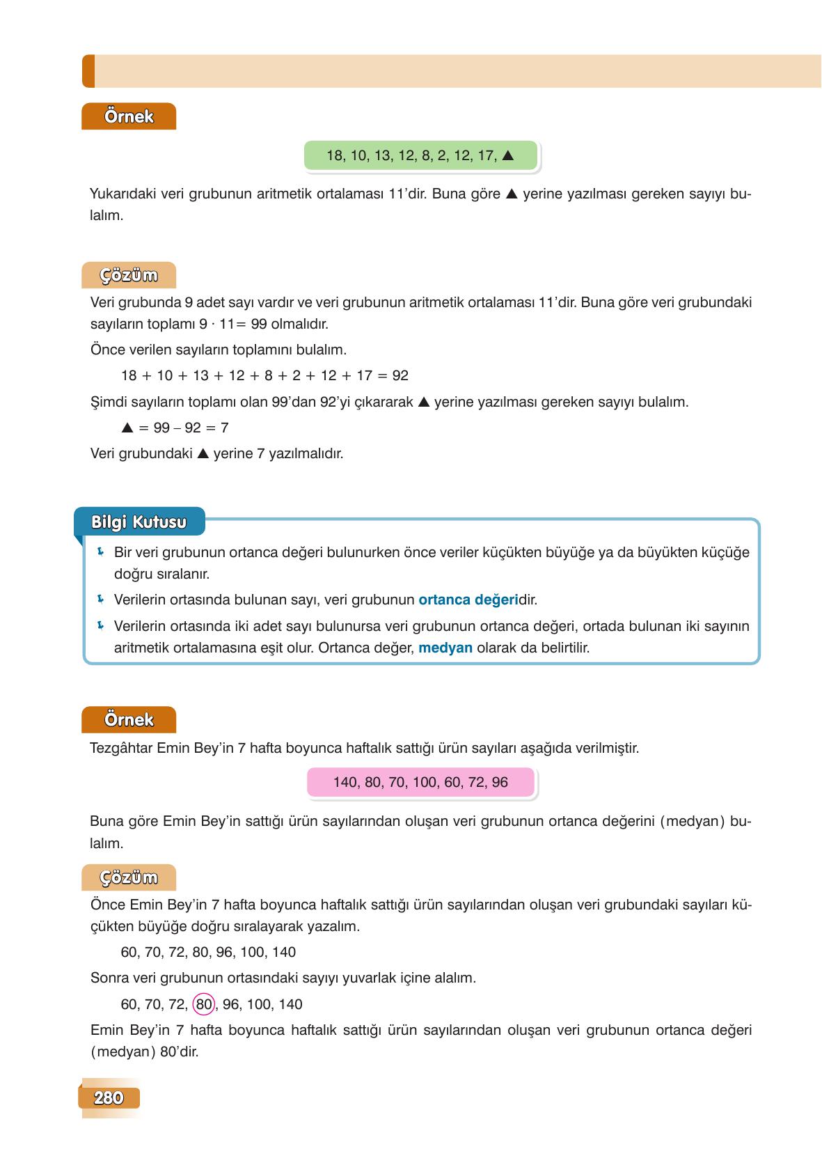 7. Sınıf Edat Yayınları Matematik Ders Kitabı Sayfa 280 Cevapları 7. Sınıf Edat Yayınları Matematik Ders Kitabı Sayfa 280 Cevapları