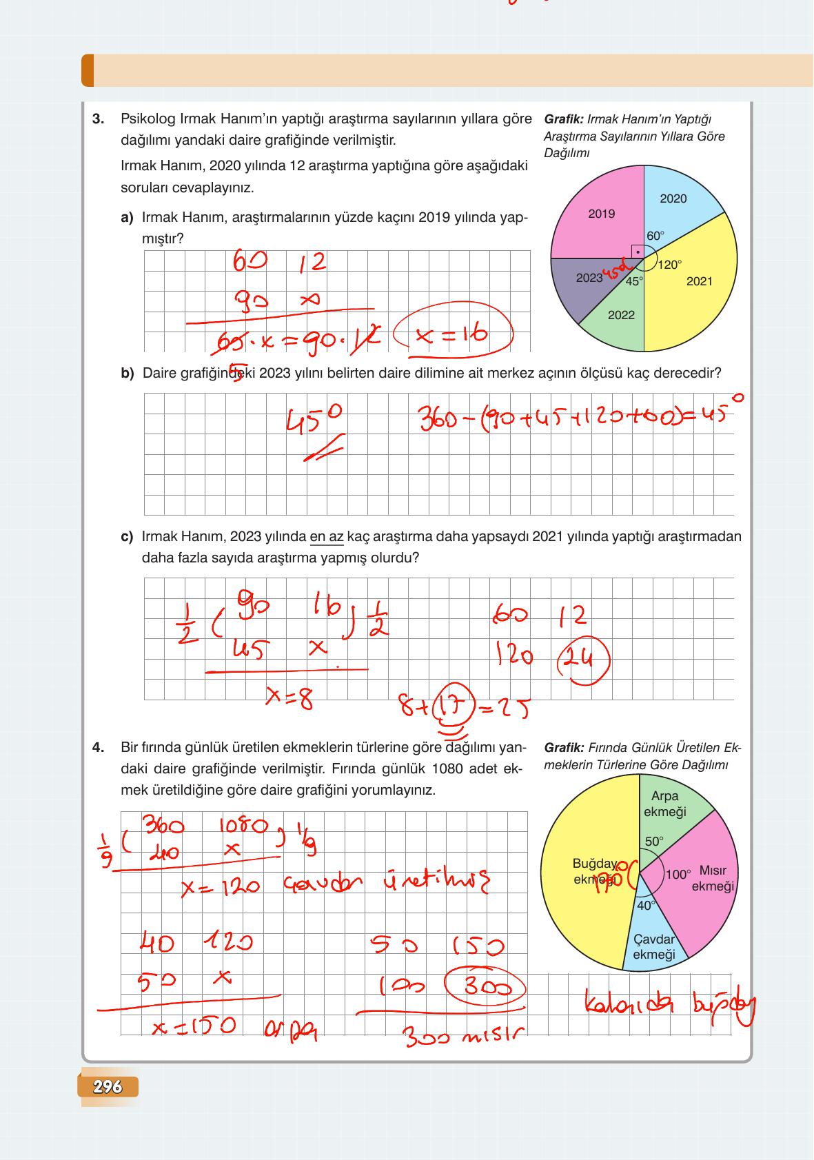7. Sınıf Edat Yayınları Matematik Ders Kitabı Sayfa 296 Cevapları 7. Sınıf Edat Yayınları Matematik Ders Kitabı Sayfa 296 Cevapları