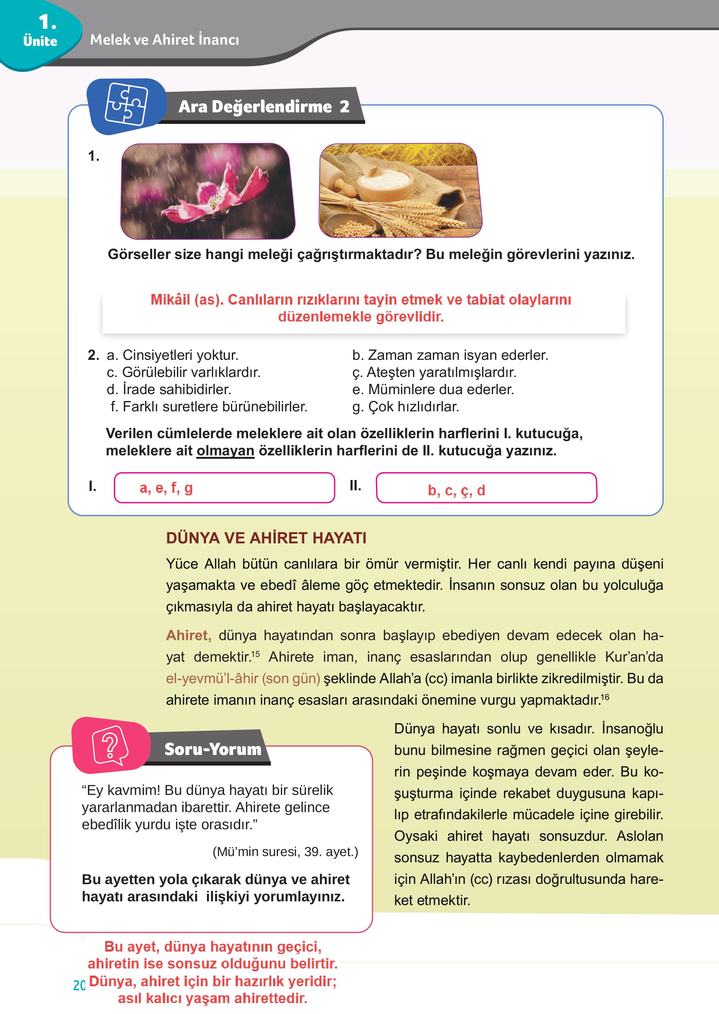 7. Sınıf Meb Yayınları Din Kültürü Ve Ahlak Bilgisi Ders Kitabı Sayfa 20 Cevapları 7. Sınıf Meb Yayınları Din Kültürü Ve Ahlak Bilgisi Ders Kitabı Sayfa 20 Cevapları
