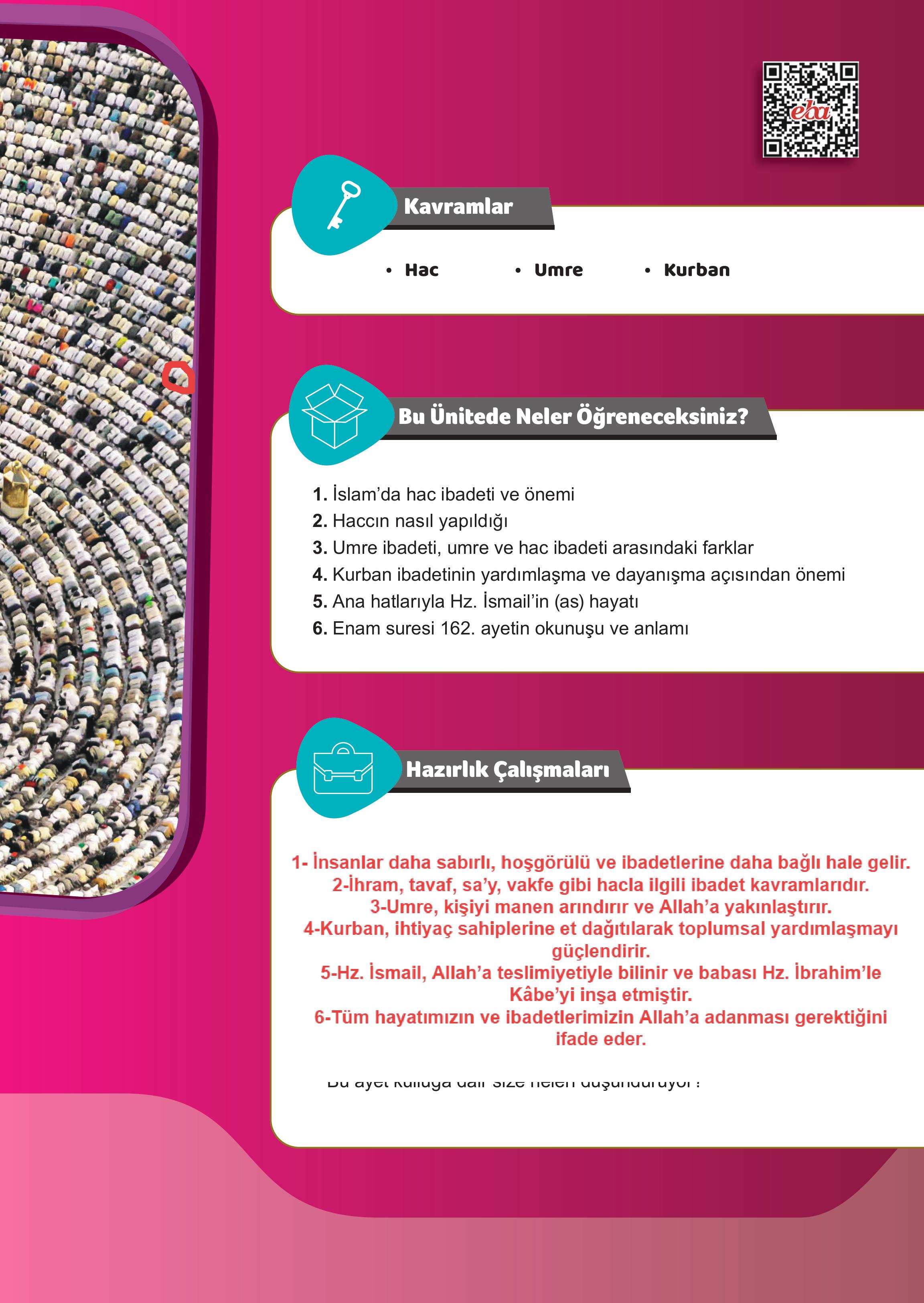 7. Sınıf Meb Yayınları Din Kültürü Ve Ahlak Bilgisi Ders Kitabı Sayfa 41 Cevapları