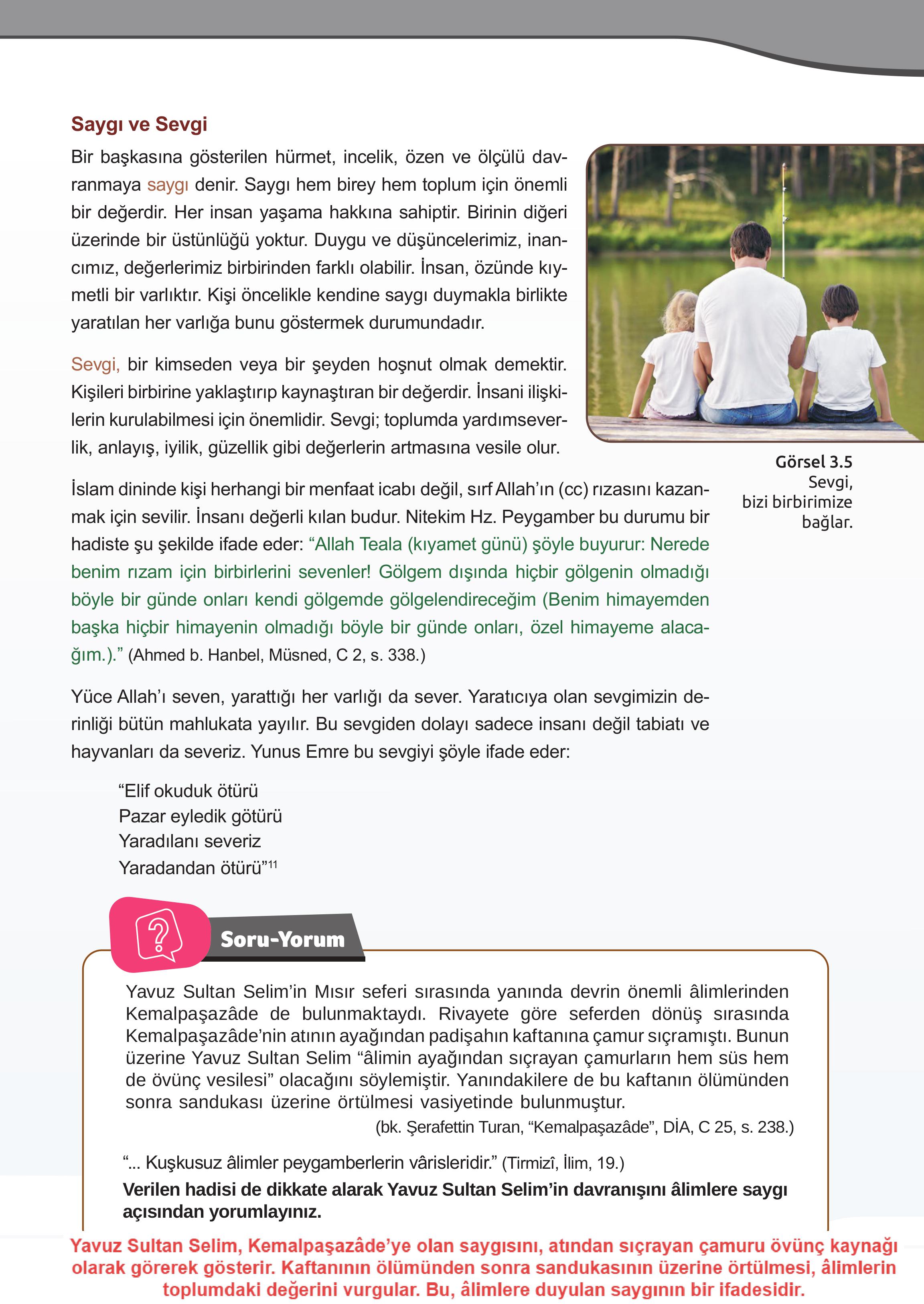 7. Sınıf Meb Yayınları Din Kültürü Ve Ahlak Bilgisi Ders Kitabı Sayfa 79 Cevapları