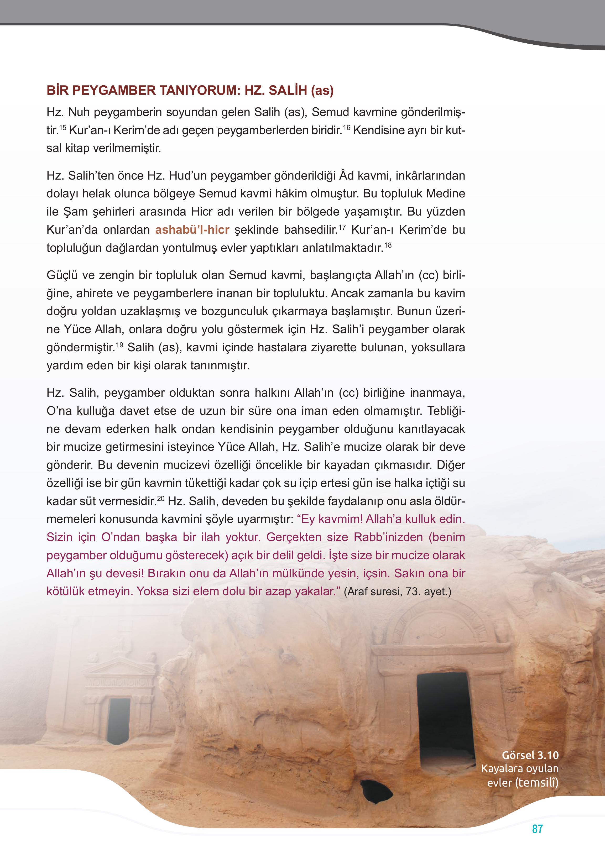 7. Sınıf Meb Yayınları Din Kültürü Ve Ahlak Bilgisi Ders Kitabı Sayfa 87 Cevapları 7. Sınıf Meb Yayınları Din Kültürü Ve Ahlak Bilgisi Ders Kitabı Sayfa 87 Cevapları