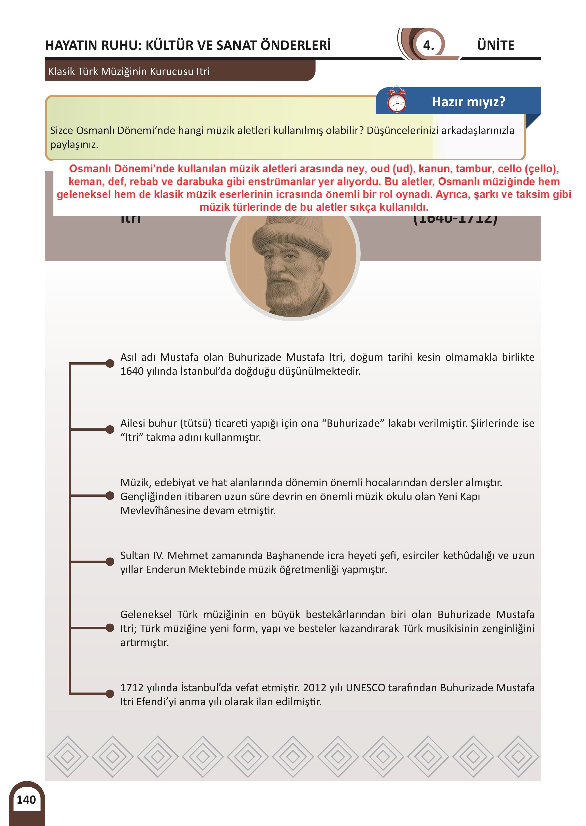7. Sınıf Meb Yayınları Kültür Ve Medeniyetimize Yön Verenler Ders Kitabı Sayfa 141 Cevapları