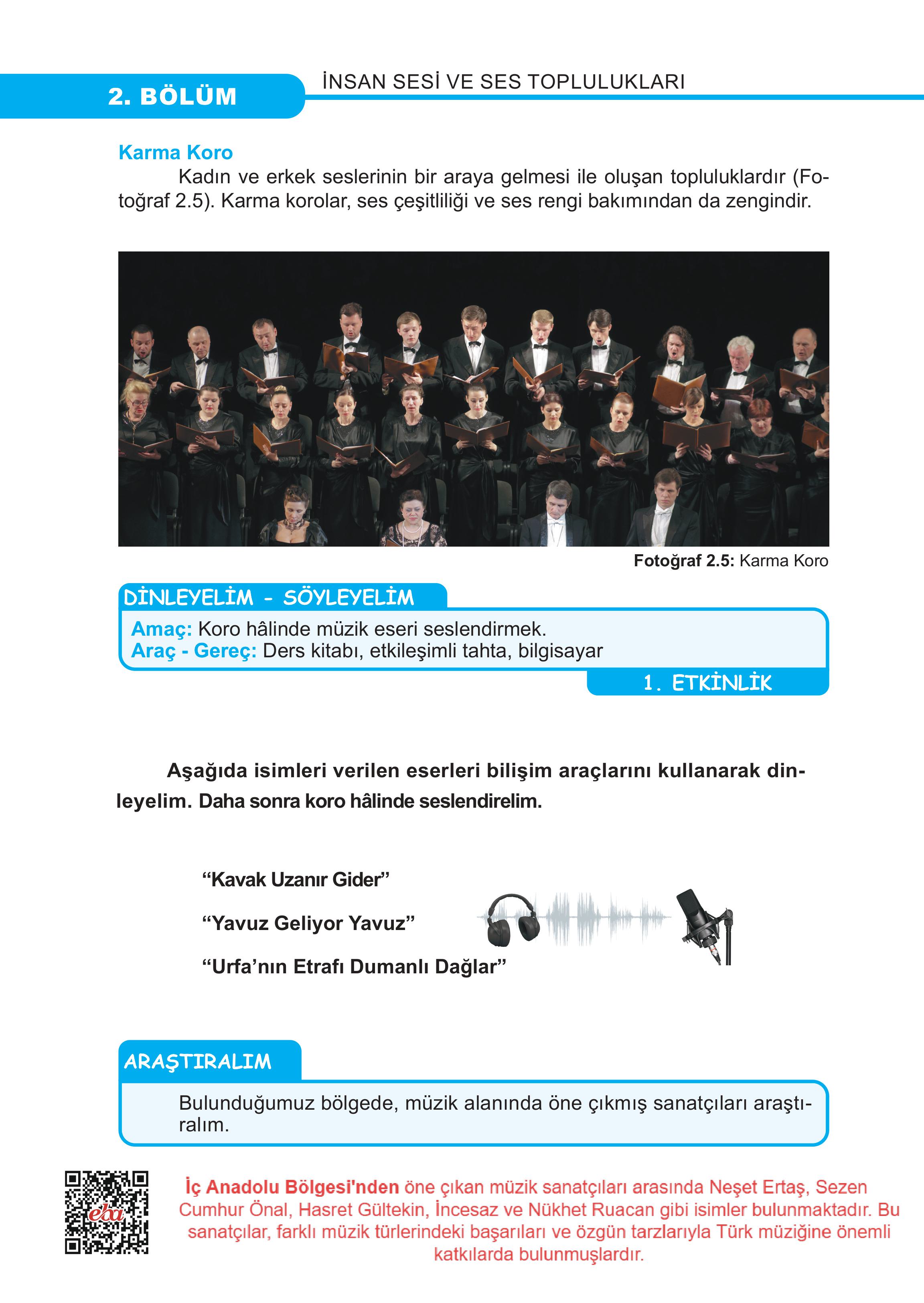 7. Sınıf Meb Yayınları Müzik Ders Kitabı Sayfa 38 Cevapları