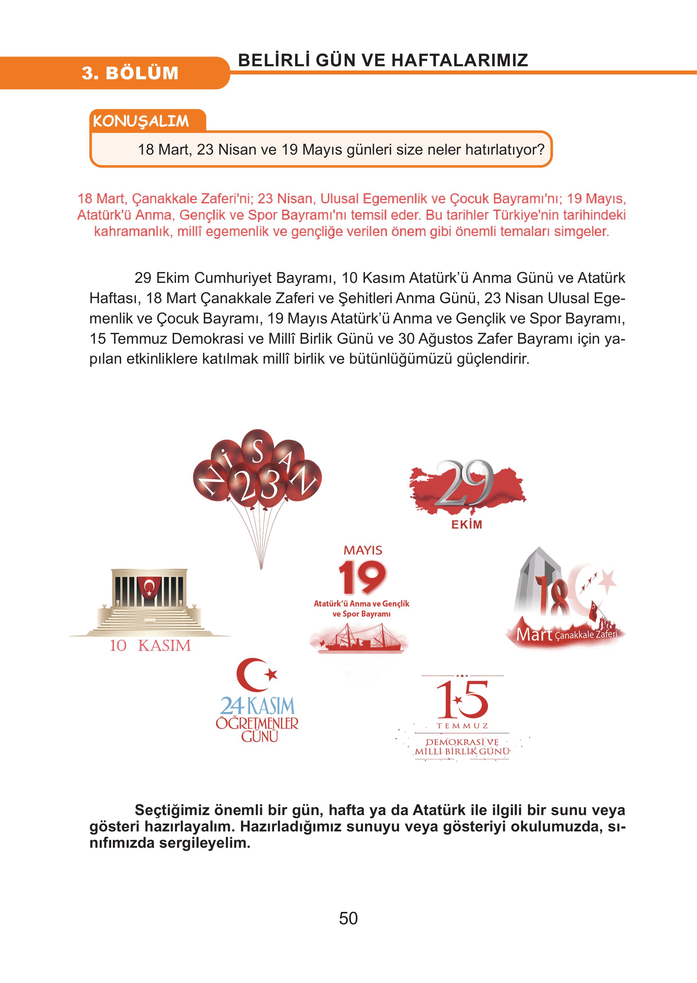 7. Sınıf Meb Yayınları Müzik Ders Kitabı Sayfa 50 Cevapları