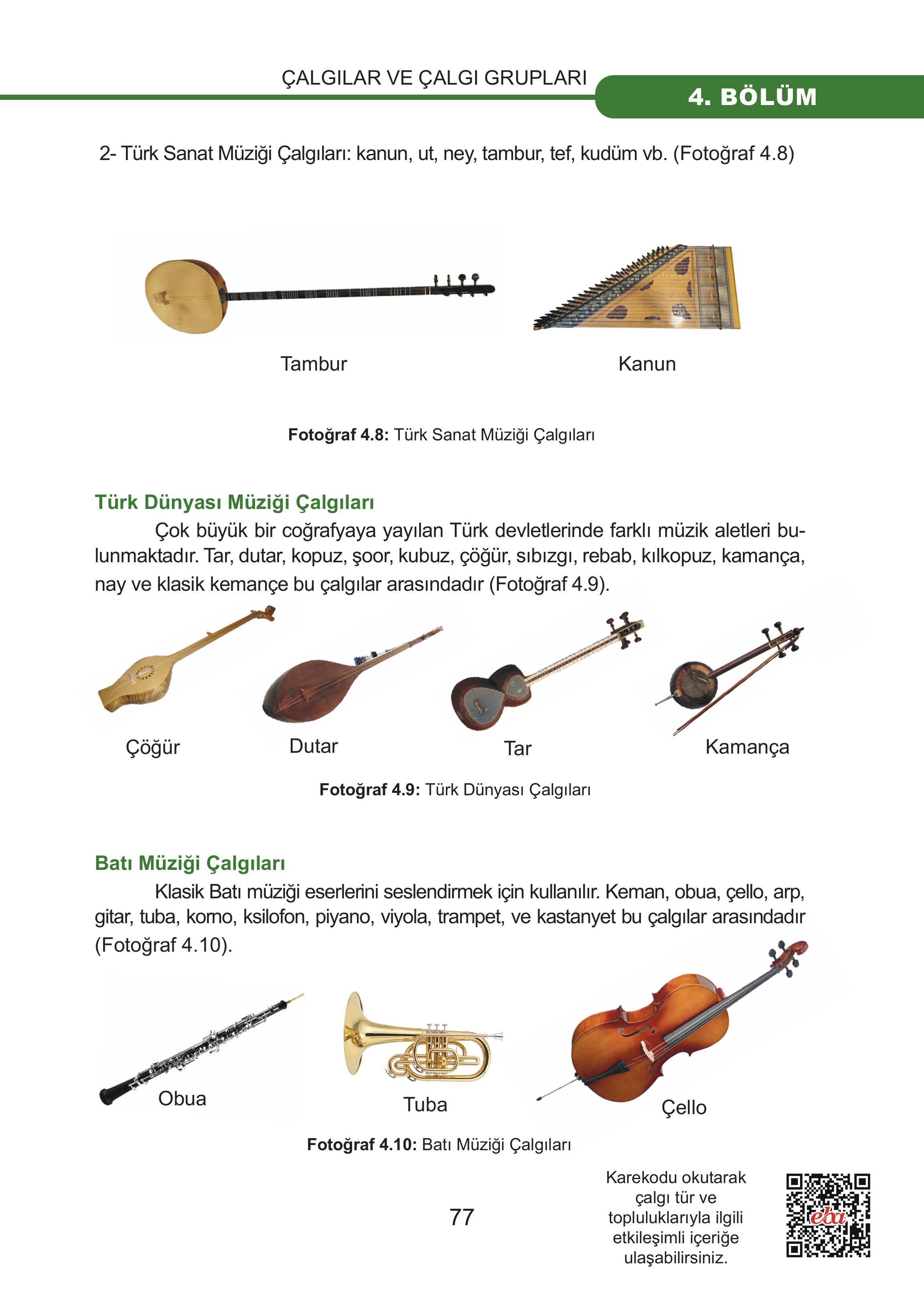 7. Sınıf Meb Yayınları Müzik Ders Kitabı Sayfa 77 Cevapları 7. Sınıf Meb Yayınları Müzik Ders Kitabı Sayfa 77 Cevapları