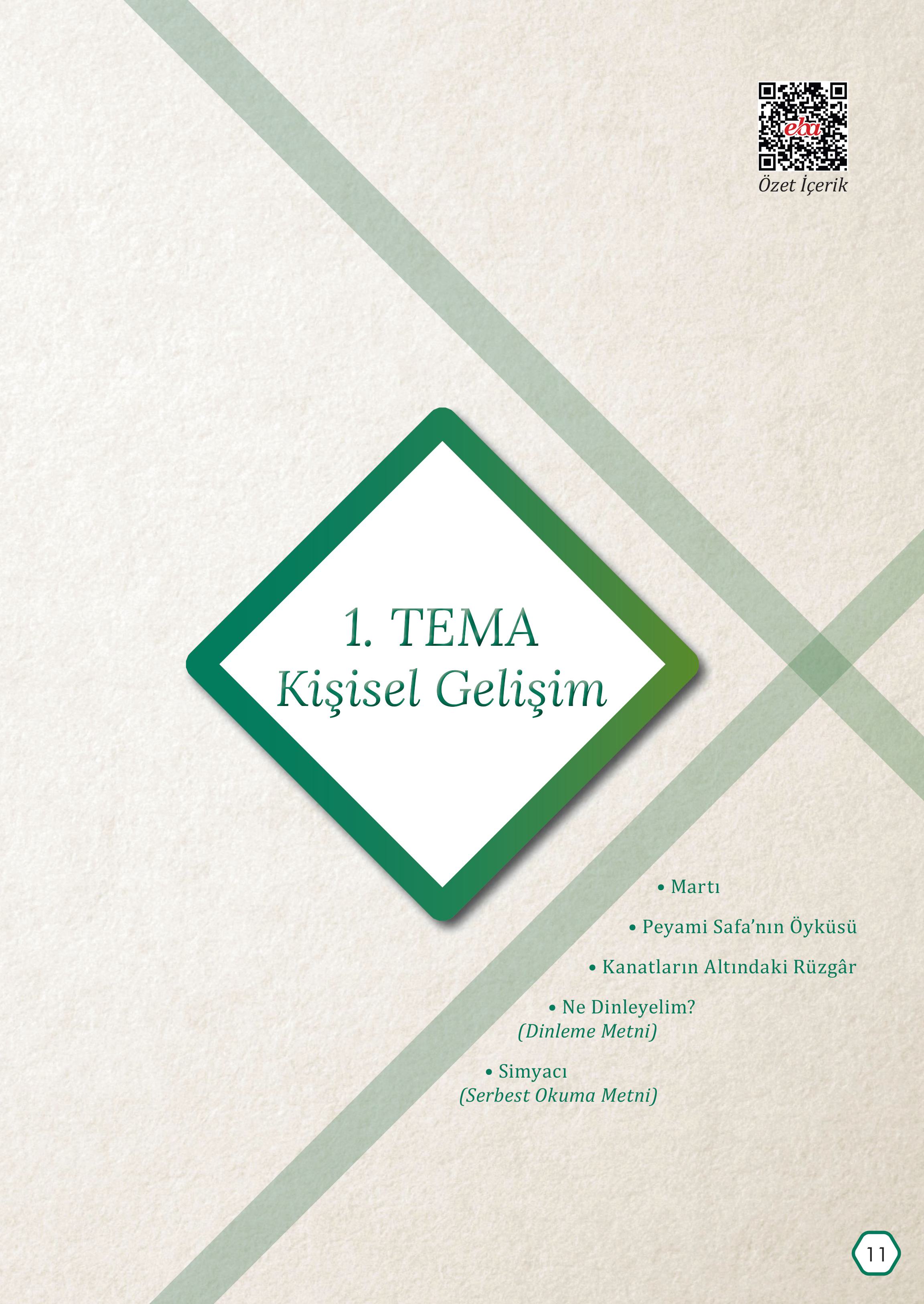 7. Sınıf Meb Yayınları Türkçe Ders Kitabı Sayfa 11 Cevapları