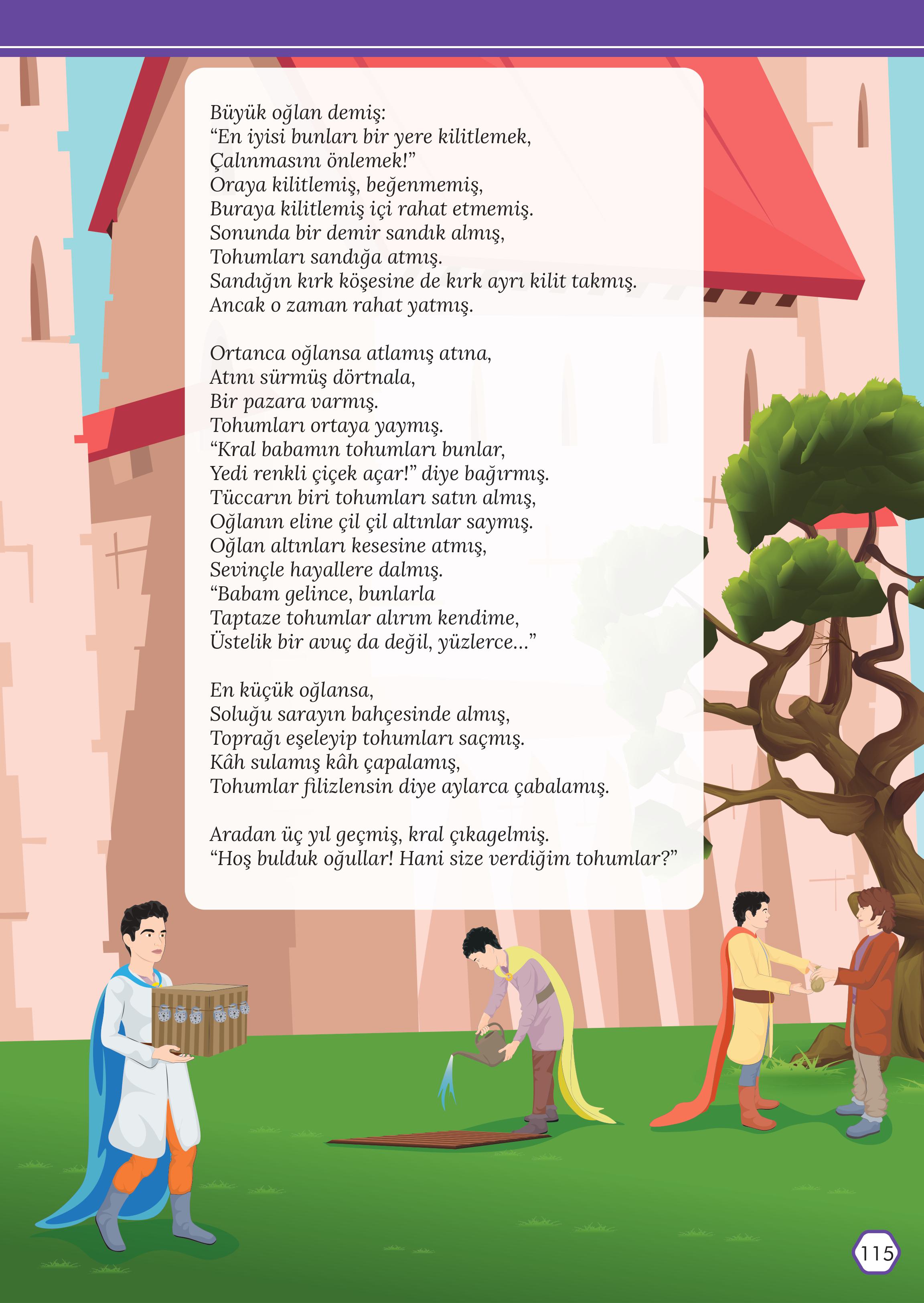 7. Sınıf Meb Yayınları Türkçe Ders Kitabı Sayfa 115 Cevapları 7. Sınıf Meb Yayınları Türkçe Ders Kitabı Sayfa 115 Cevapları