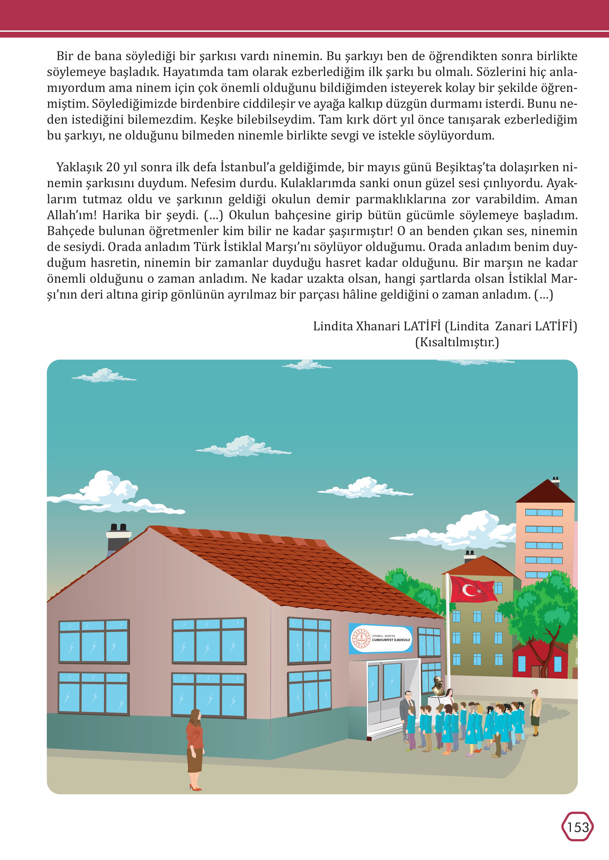 7. Sınıf Meb Yayınları Türkçe Ders Kitabı Sayfa 153 Cevapları