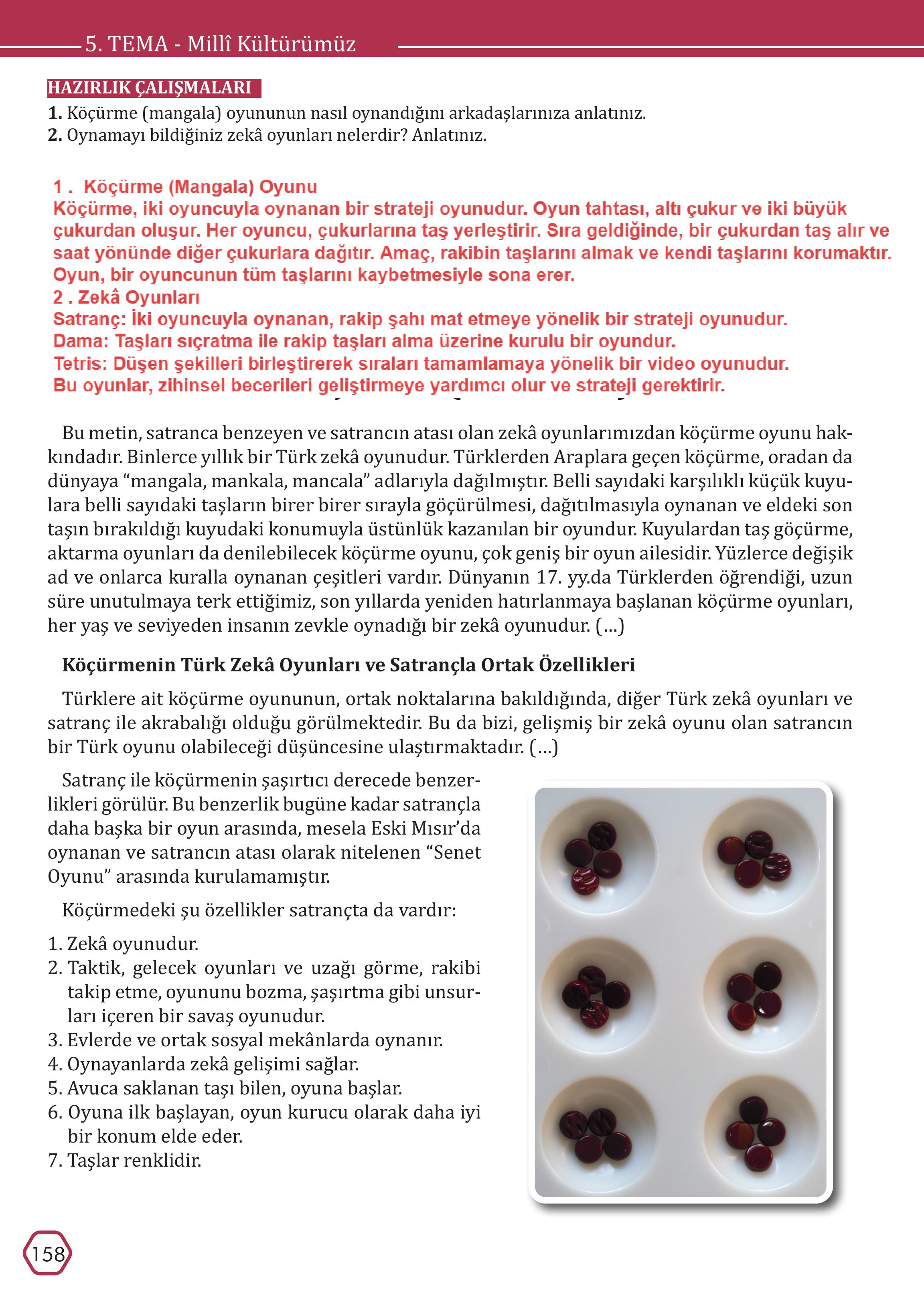 7. Sınıf Meb Yayınları Türkçe Ders Kitabı Sayfa 158 Cevapları 7. Sınıf Meb Yayınları Türkçe Ders Kitabı Sayfa 158 Cevapları