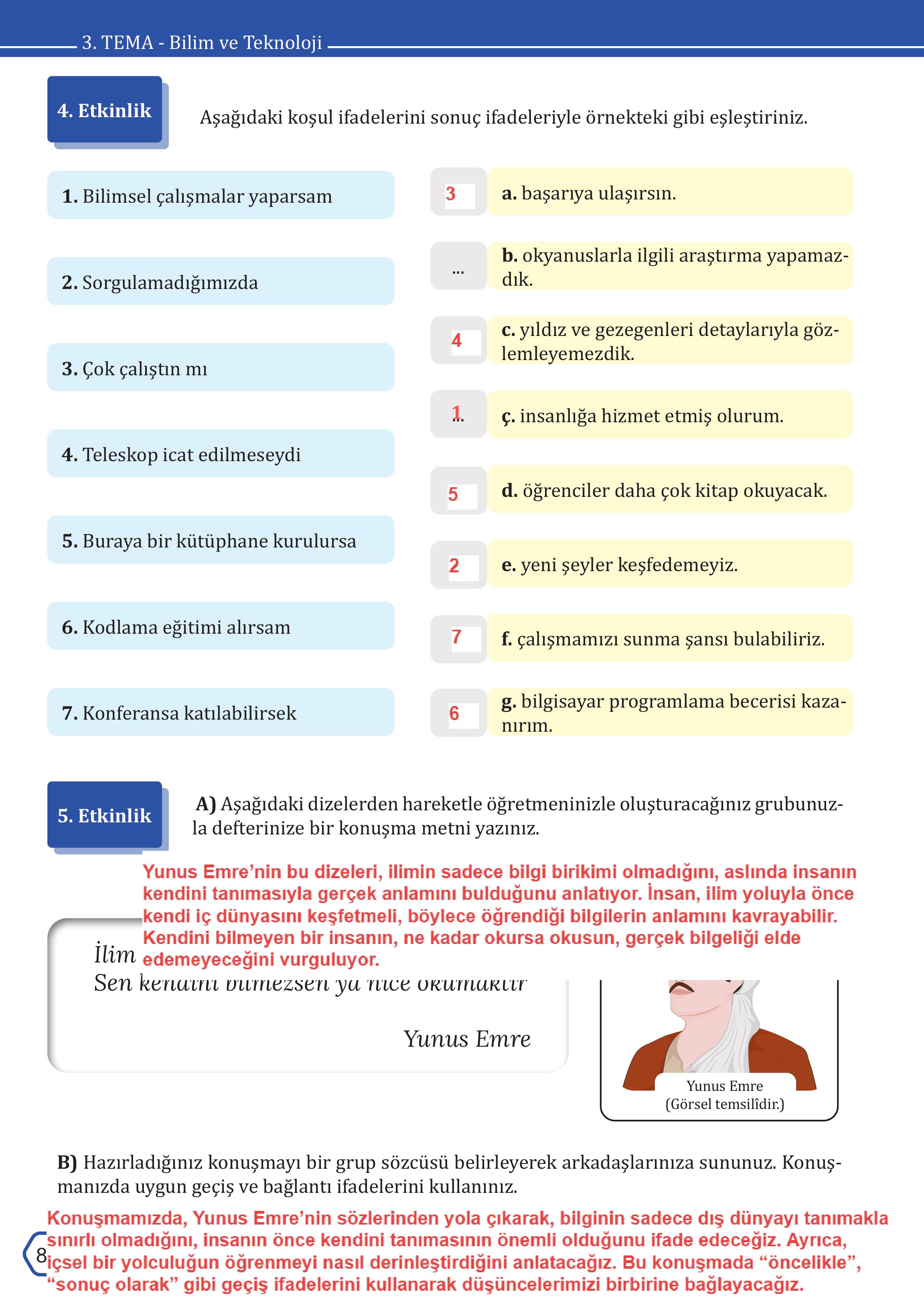 7. Sınıf Meb Yayınları Türkçe Ders Kitabı Sayfa 82 Cevapları