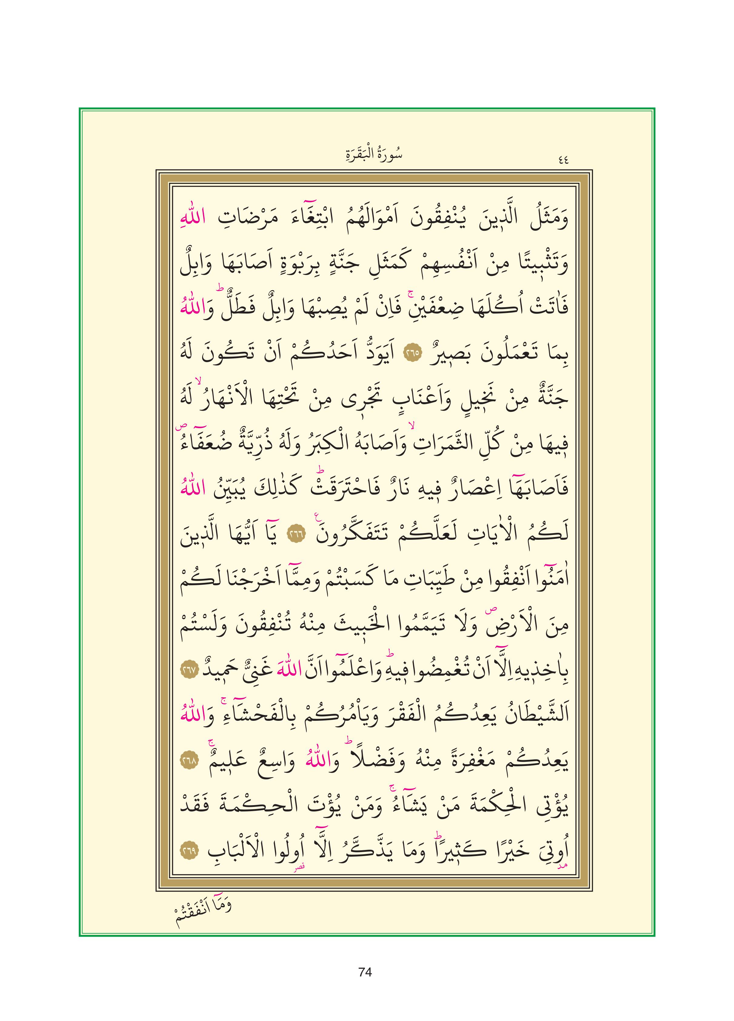 7. Sınıf Sdr Dikey Yayıncılık Kur'an- Kerim Ders Kitabı Sayfa 74 Cevapları