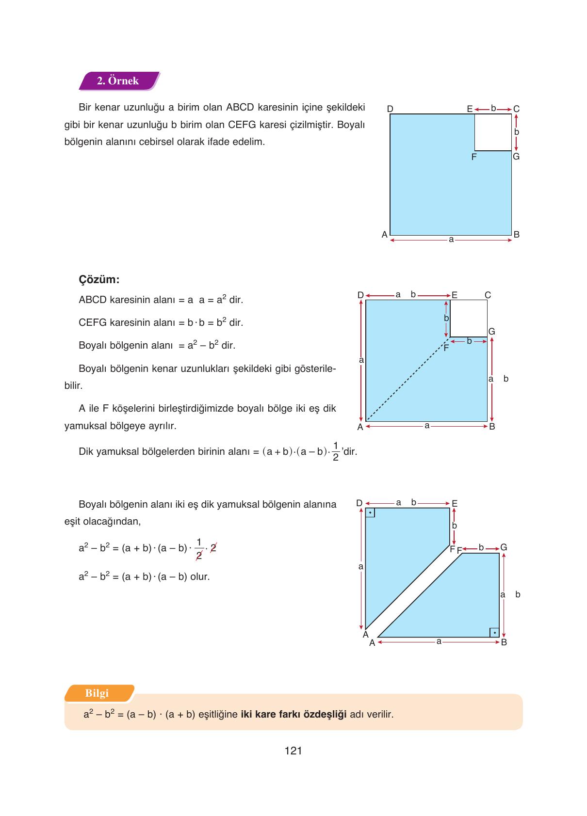 8. Sınıf Ada Yayıncılık Matematik Ders Kitabı Sayfa 121 Cevapları