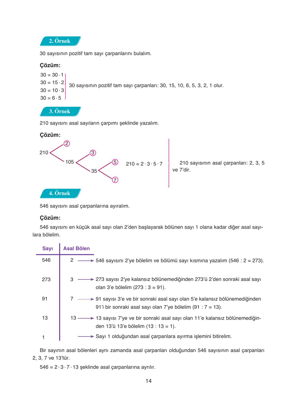 8. Sınıf Ada Yayıncılık Matematik Ders Kitabı Sayfa 14 Cevapları