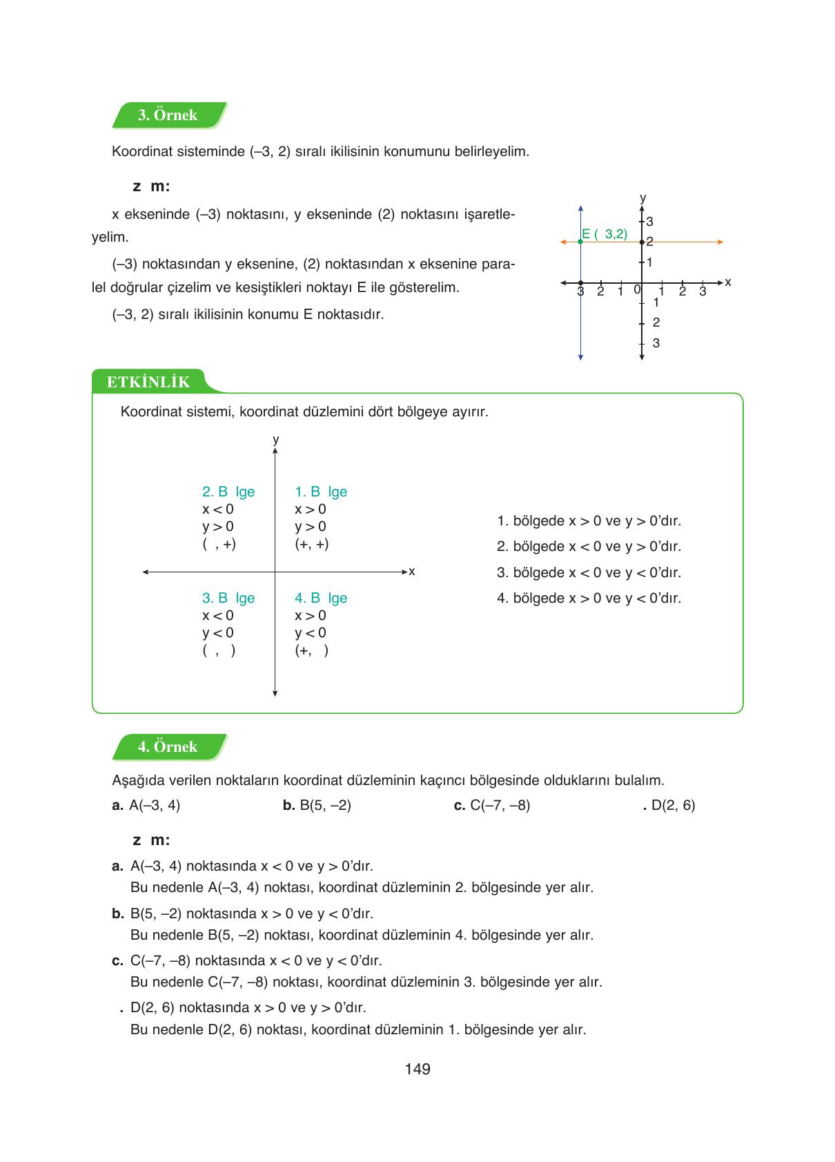 8. Sınıf Ada Yayıncılık Matematik Ders Kitabı Sayfa 149 Cevapları