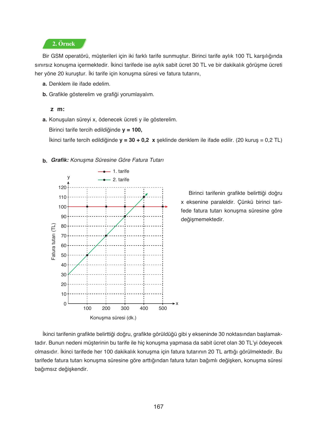 8. Sınıf Ada Yayıncılık Matematik Ders Kitabı Sayfa 167 Cevapları