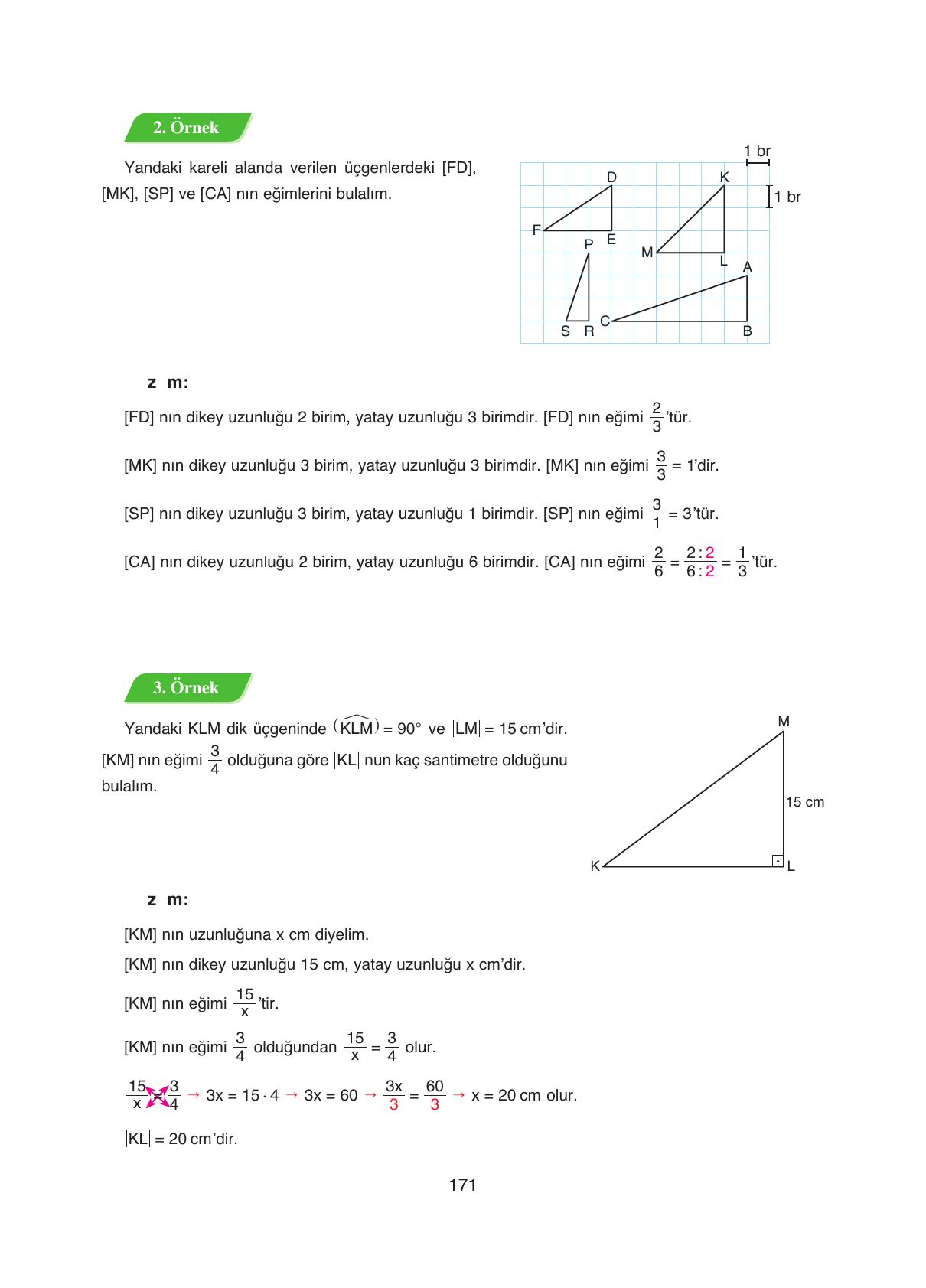 8. Sınıf Ada Yayıncılık Matematik Ders Kitabı Sayfa 171 Cevapları 8. Sınıf Ada Yayıncılık Matematik Ders Kitabı Sayfa 171 Cevapları
