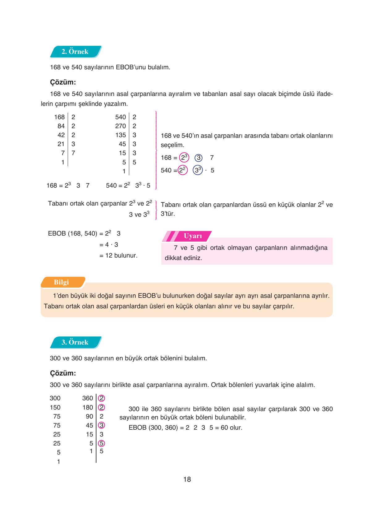8. Sınıf Ada Yayıncılık Matematik Ders Kitabı Sayfa 18 Cevapları 8. Sınıf Ada Yayıncılık Matematik Ders Kitabı Sayfa 18 Cevapları