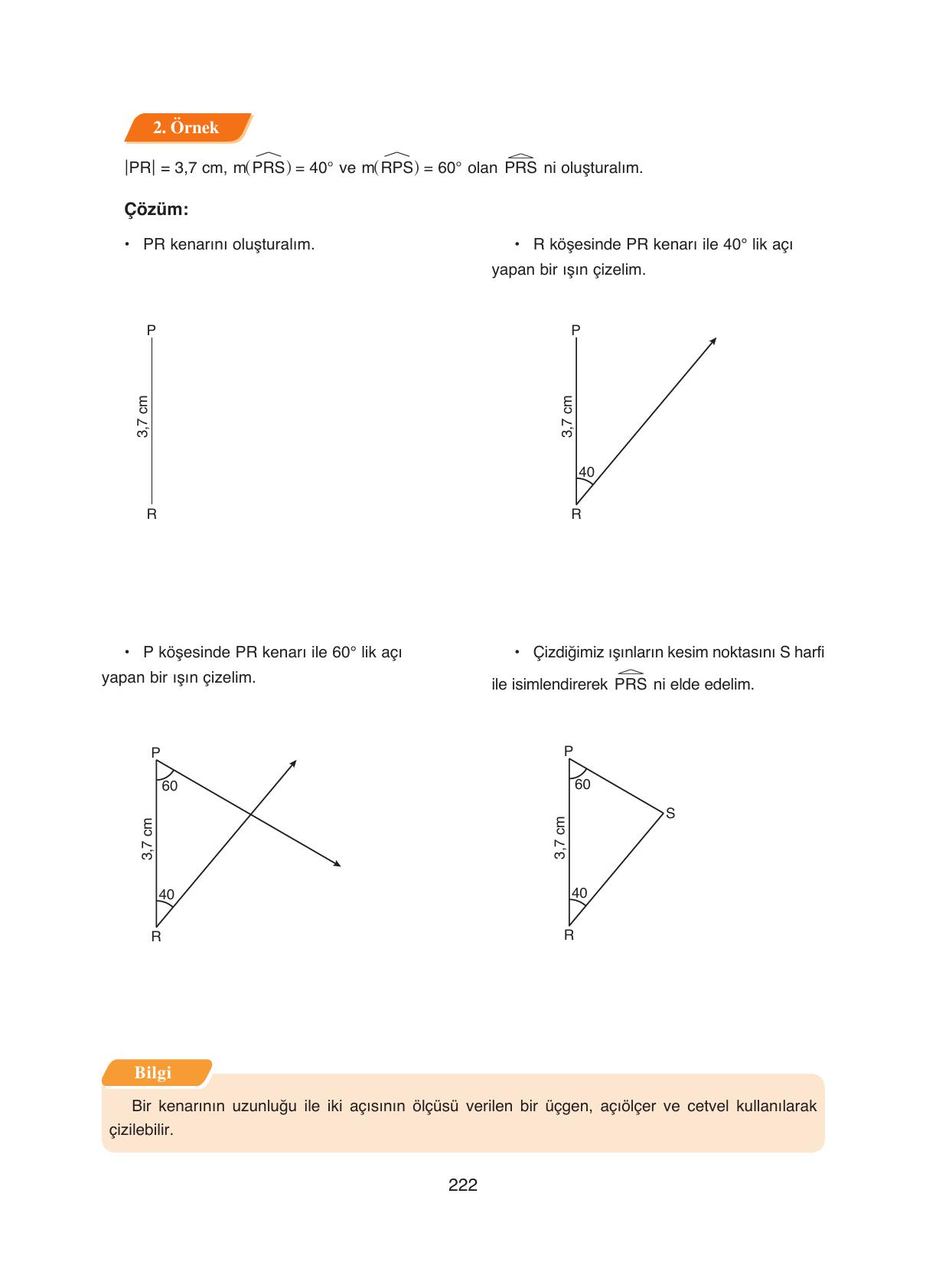 8. Sınıf Ada Yayıncılık Matematik Ders Kitabı Sayfa 222 Cevapları