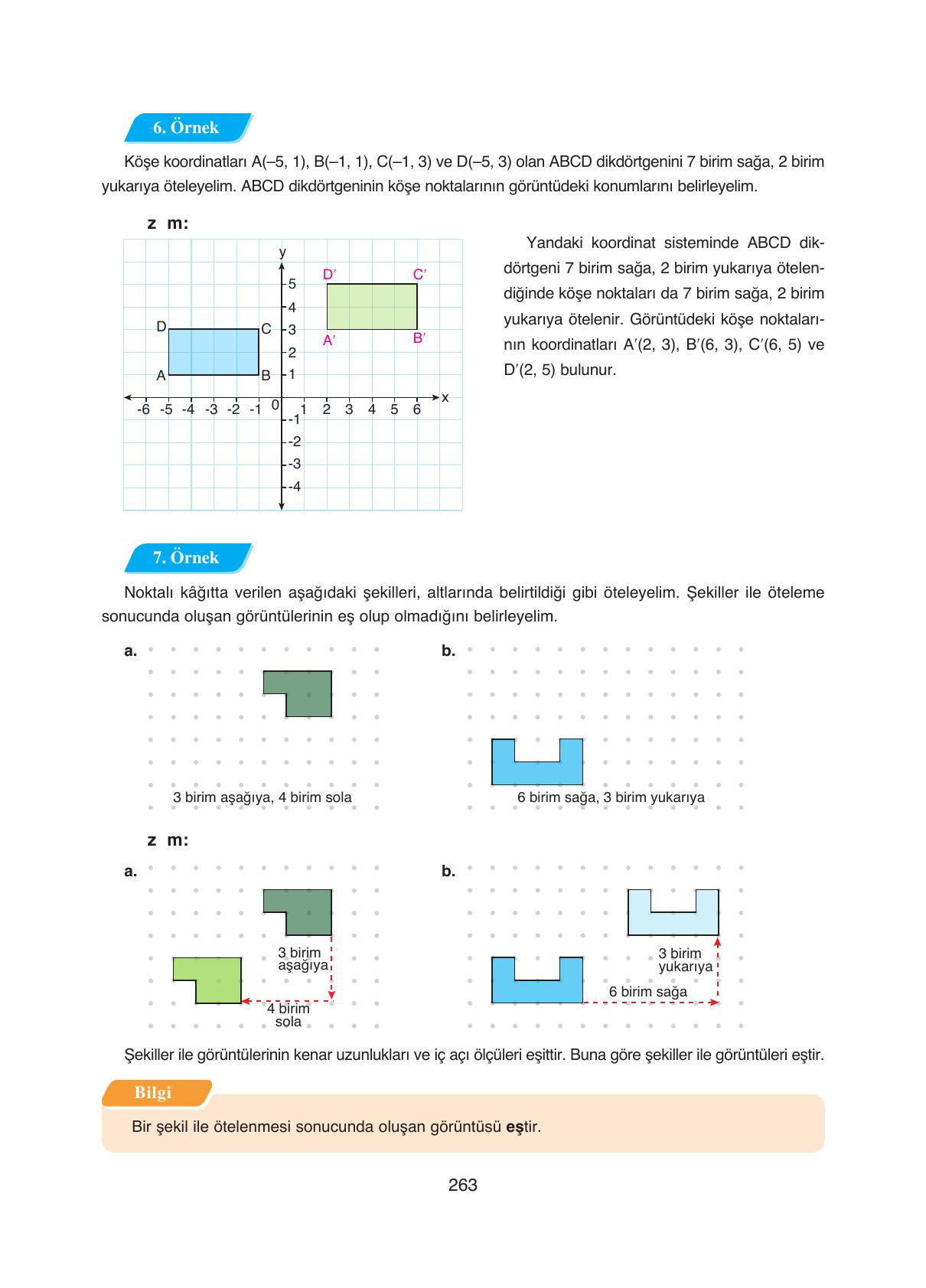 8. Sınıf Ada Yayıncılık Matematik Ders Kitabı Sayfa 263 Cevapları