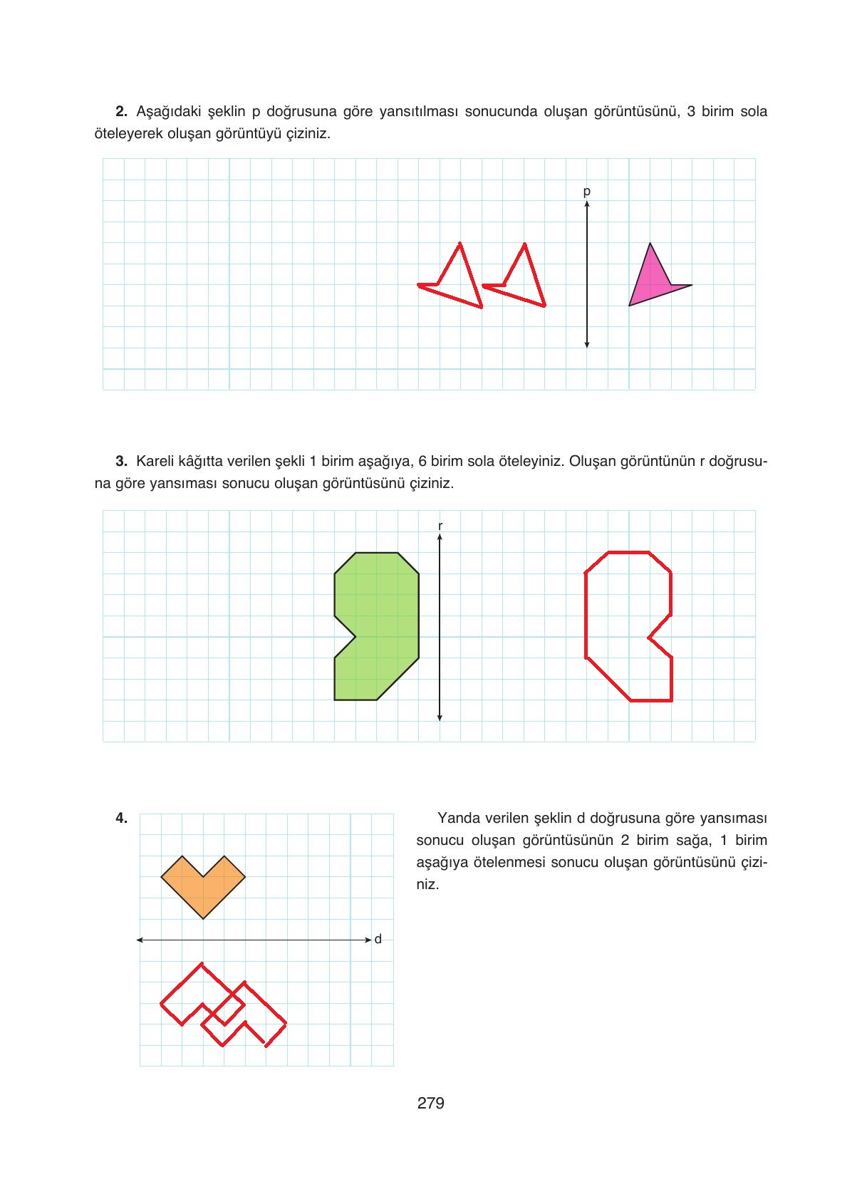 8. Sınıf Ada Yayıncılık Matematik Ders Kitabı Sayfa 279 Cevapları