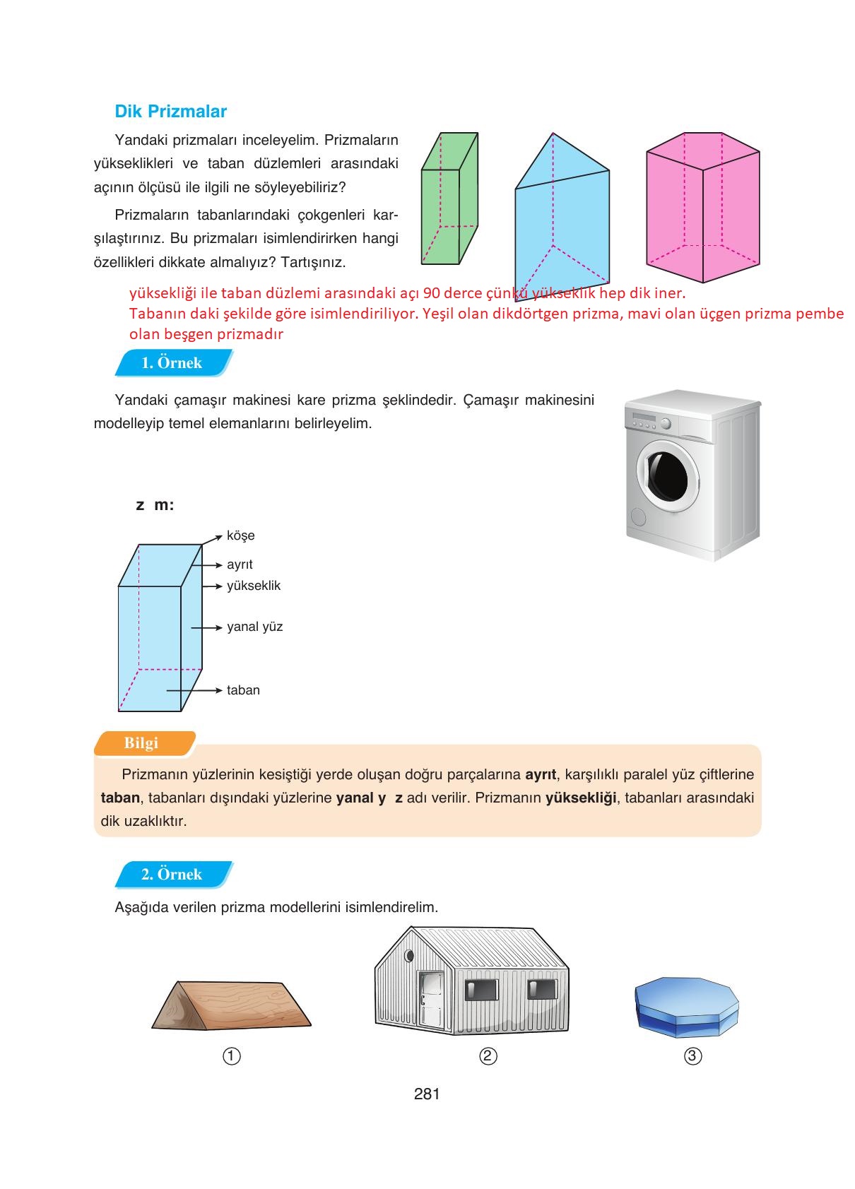 8. Sınıf Ada Yayıncılık Matematik Ders Kitabı Sayfa 281 Cevapları