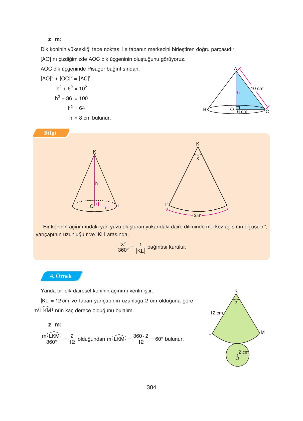 8. Sınıf Ada Yayıncılık Matematik Ders Kitabı Sayfa 304 Cevapları